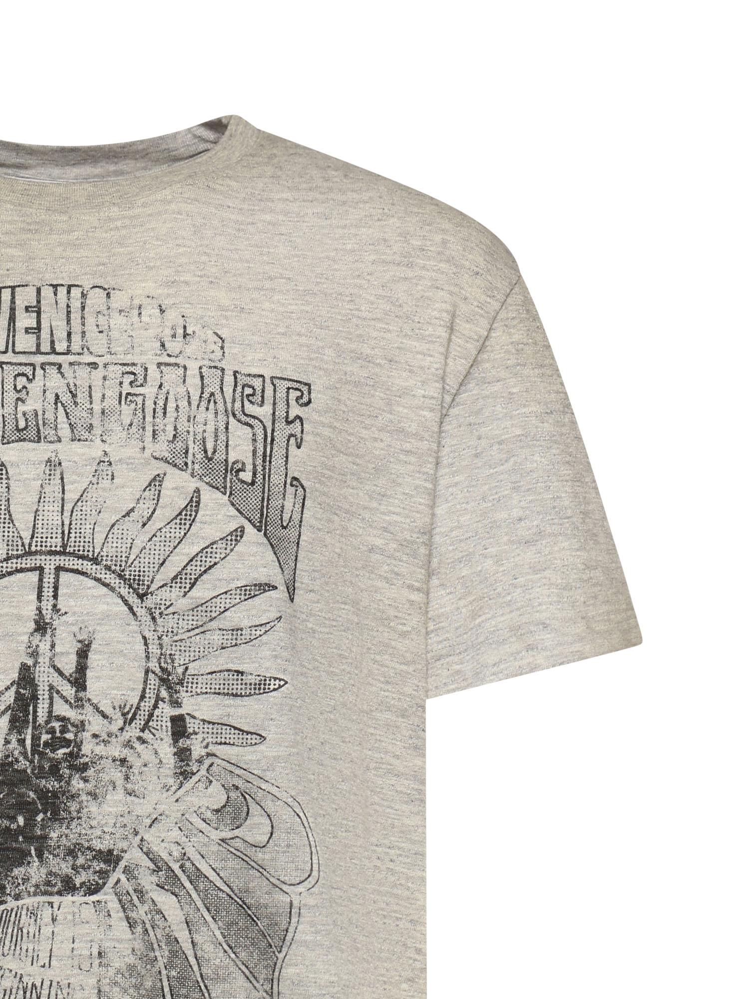 T-Shirt In Jersey Con Stampa Golden goose – Гарантія оригінальності – вид ззаду