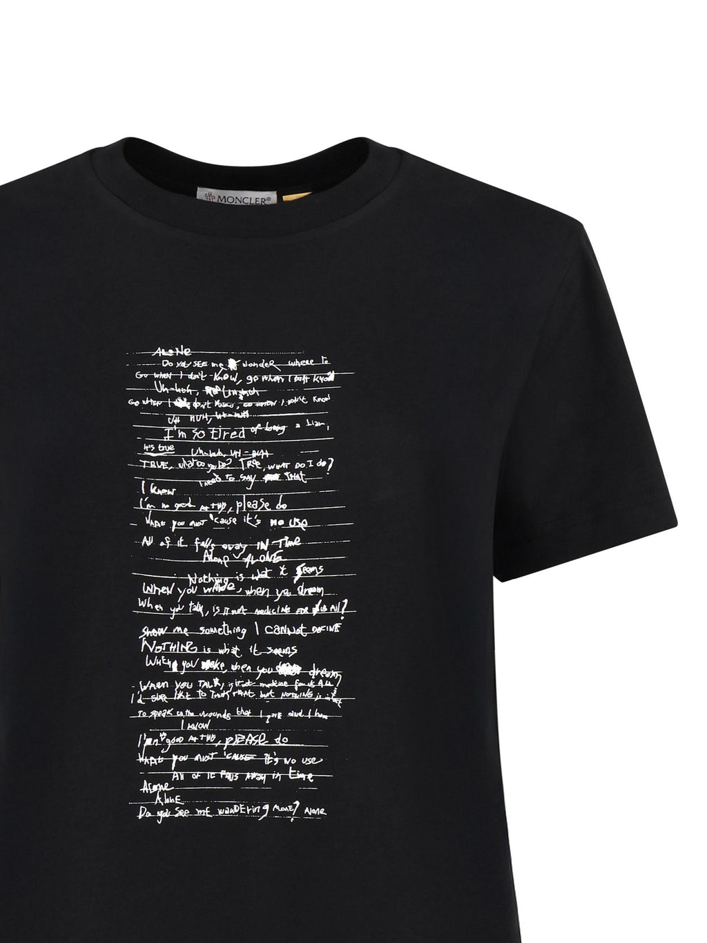 T-Shirt Moncler X Willow Smith In Cotone Moncler оригінал – Купити в Україні – вид ззаду