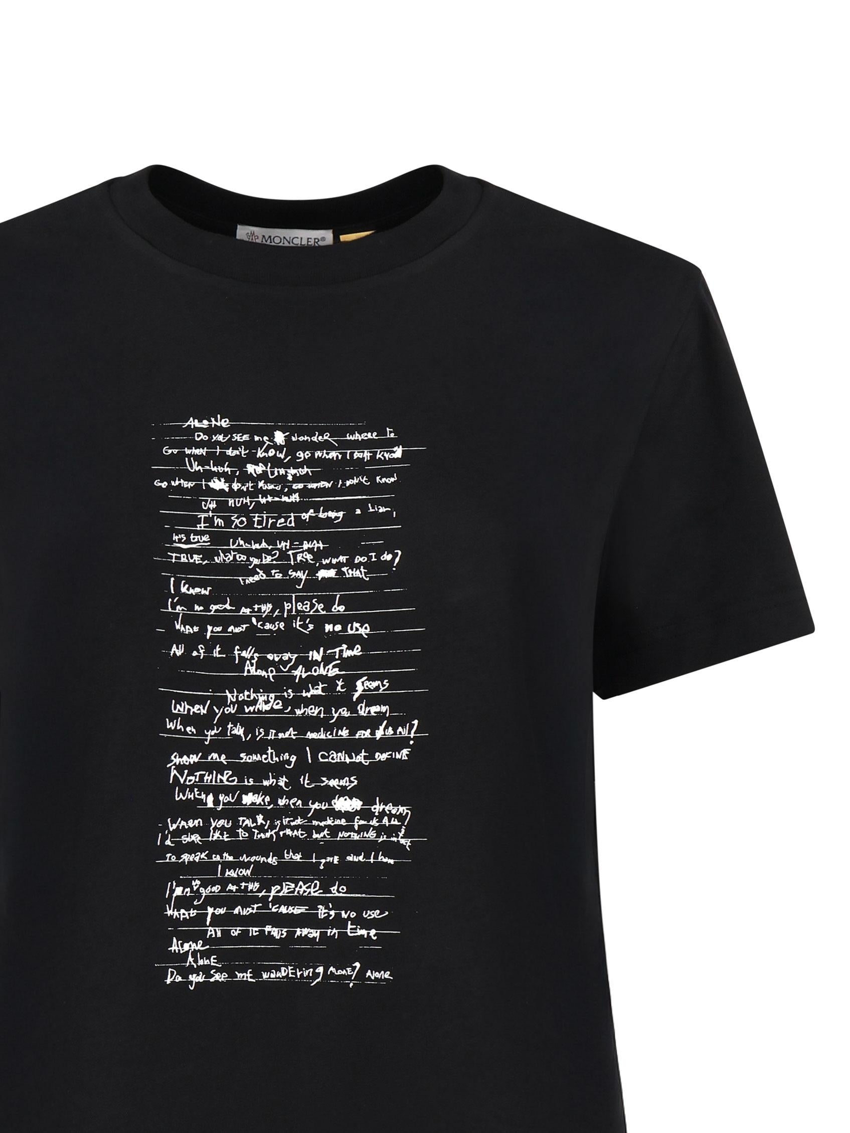 T-Shirt Moncler X Willow Smith In Cotone Moncler оригінал – Купити в Україні – вид ззаду