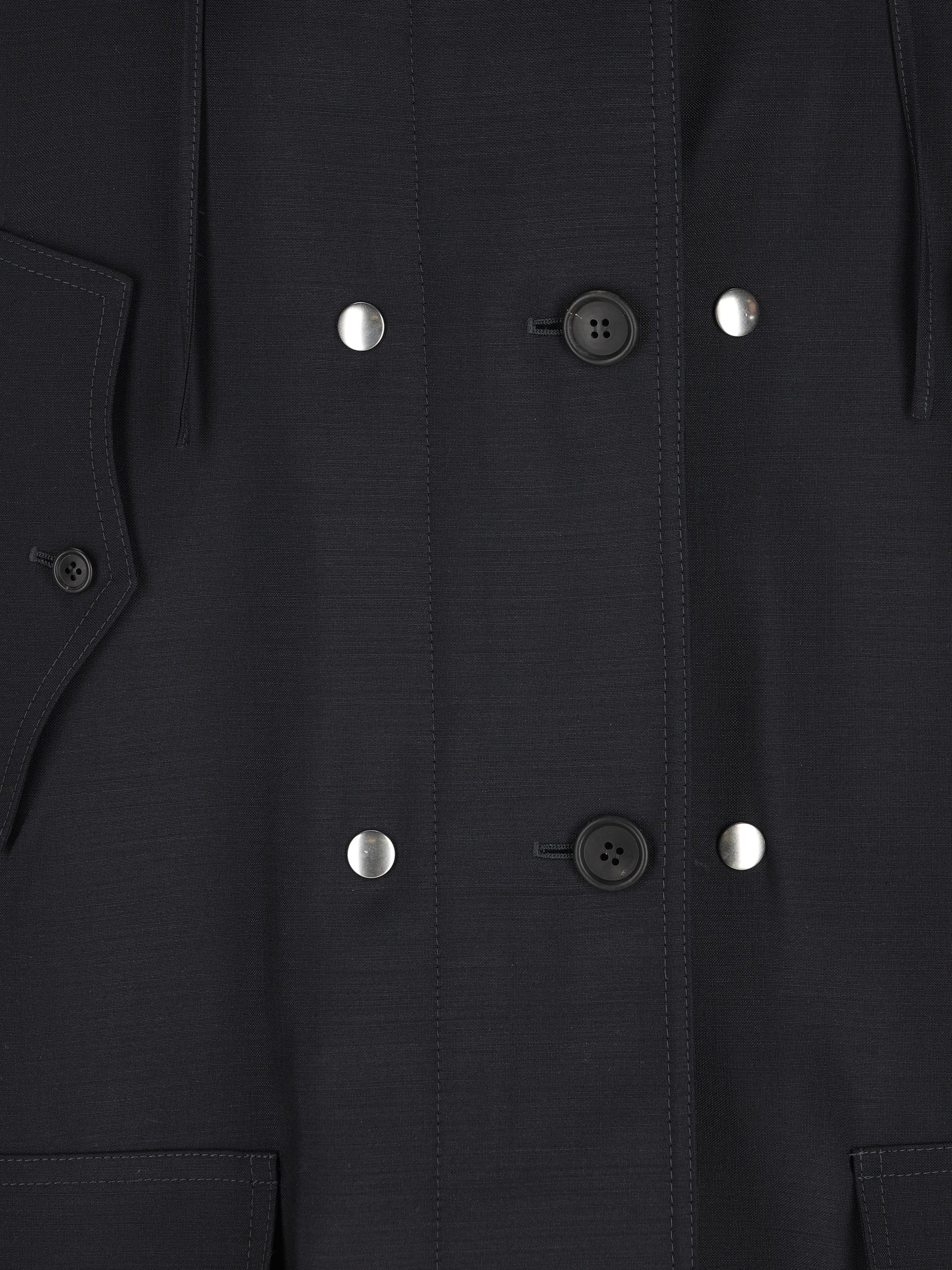 Parka In Lana E Mohair Prada – Гарантія оригінальності – детальний вид