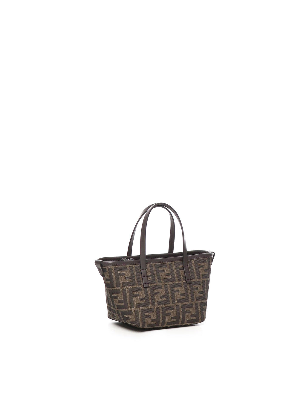 Оригінальна Minibag In Jacquard Ff Fendi – вид ззаду