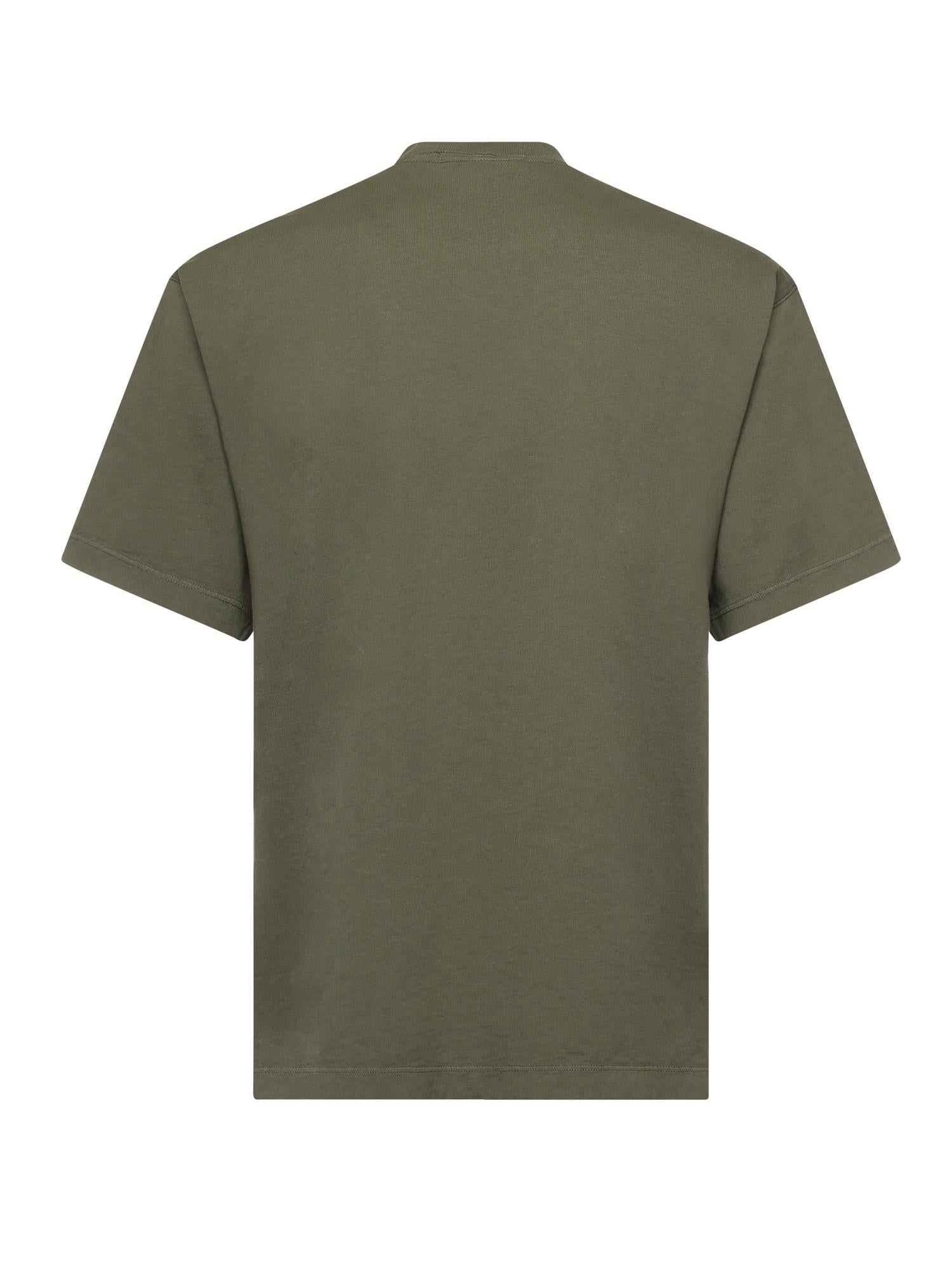 Оригінальна T-Shirt Con Patch Compass In Jersey DI Cotone Stone island – детальний вид