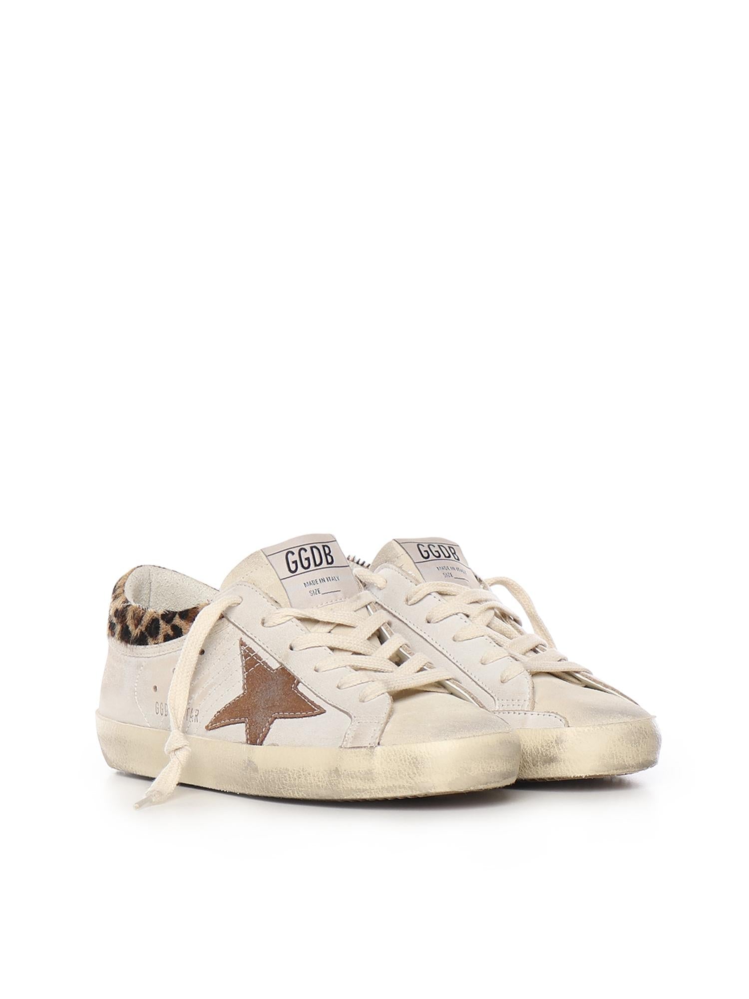 Sneakers Super-Star In Pelle Golden goose – Гарантія оригінальності – вид ззаду
