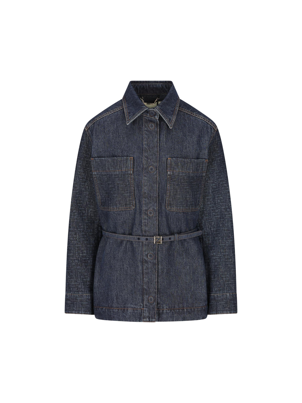Оригінальна Giacca Go To Jacket In Denim Fendi – боковий вид