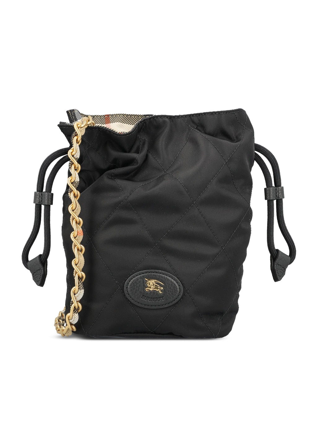 Horseshoe Clutch Burberry оригінал – Купити в Україні – боковий вид