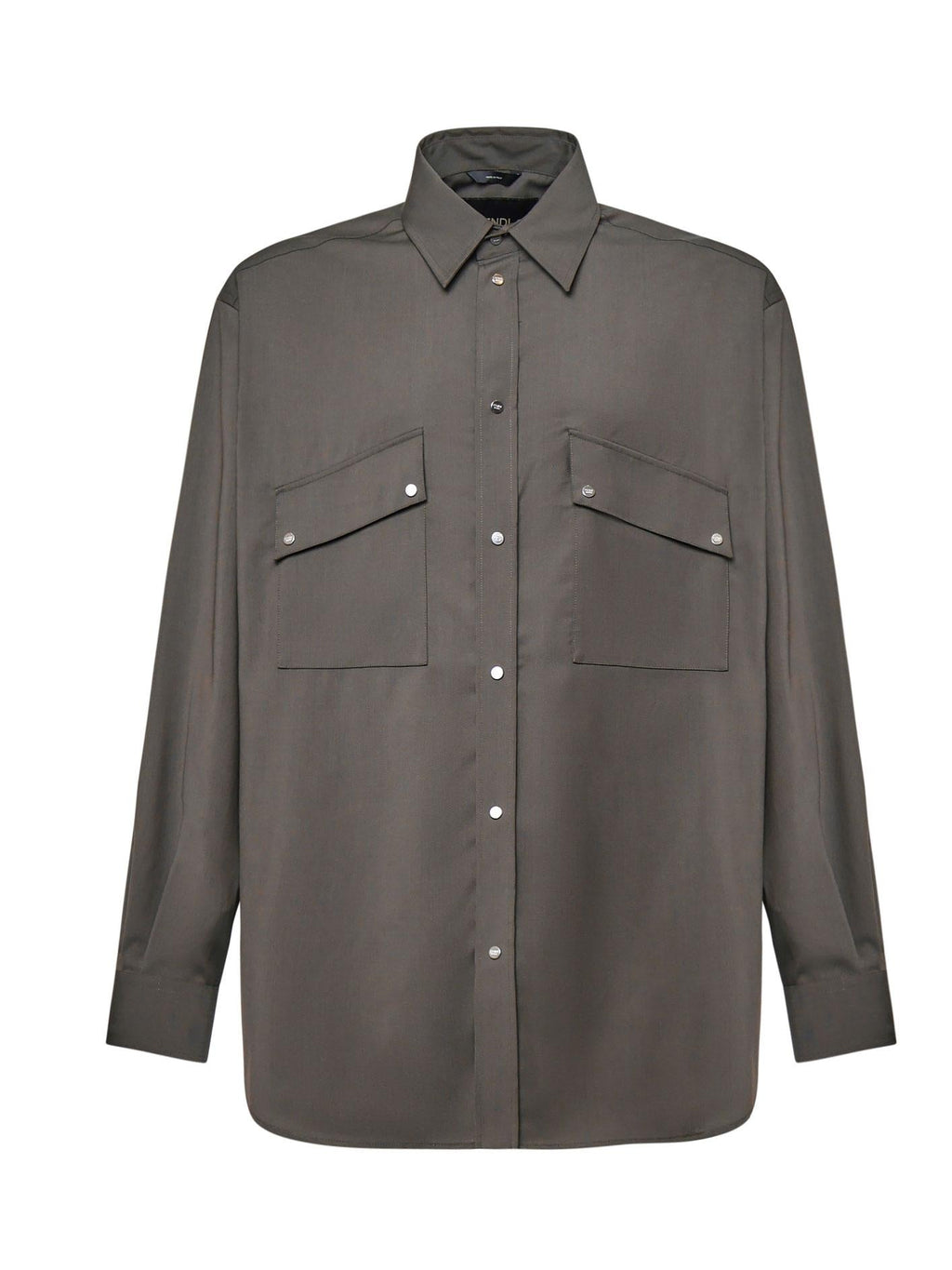 Оригінальна Camicia Over In Lana Fendi – боковий вид