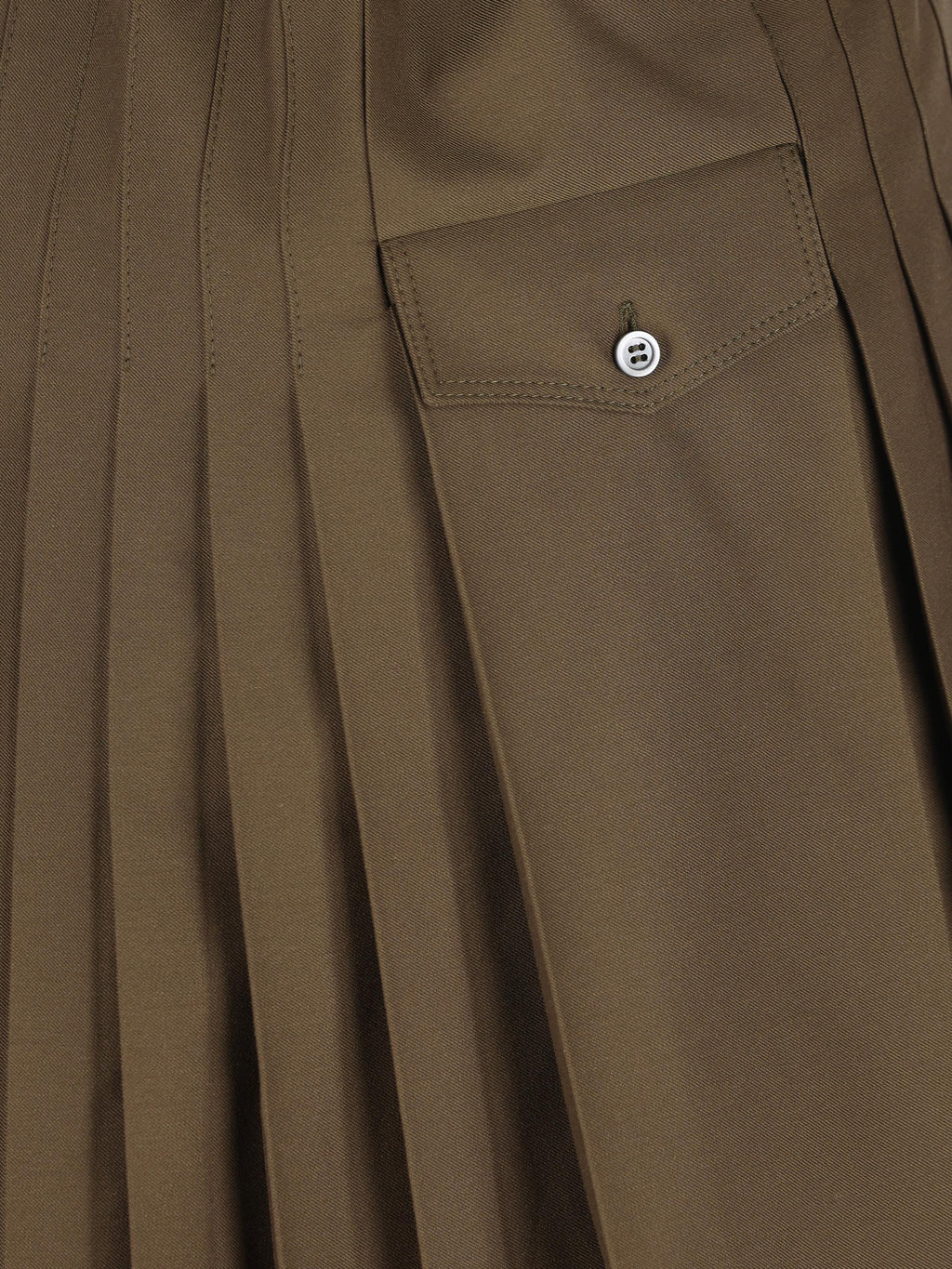 Pleated Cotton Dress Loewe – Гарантія оригінальності – детальний вид