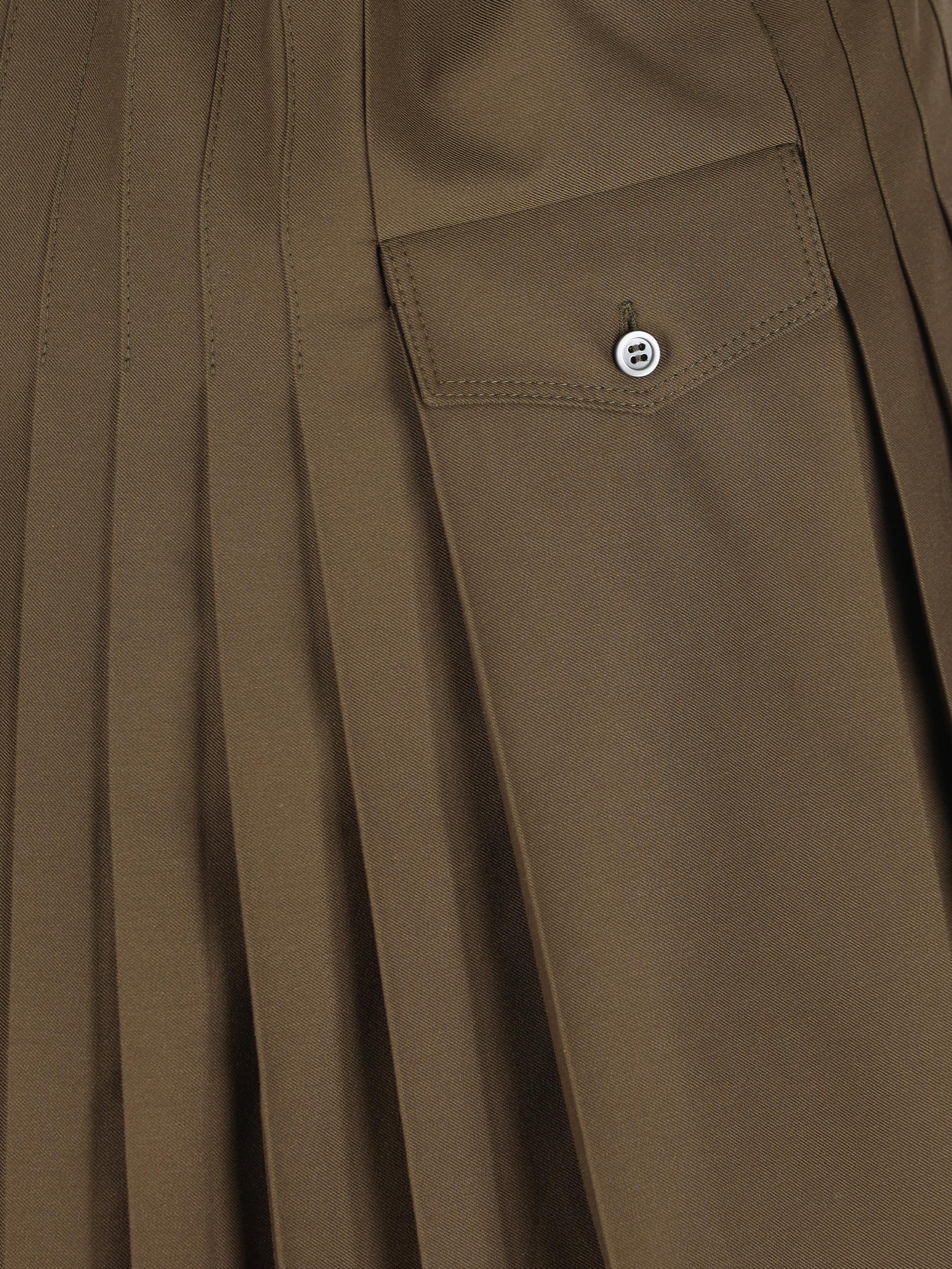 Pleated Cotton Dress Loewe – Гарантія оригінальності – детальний вид