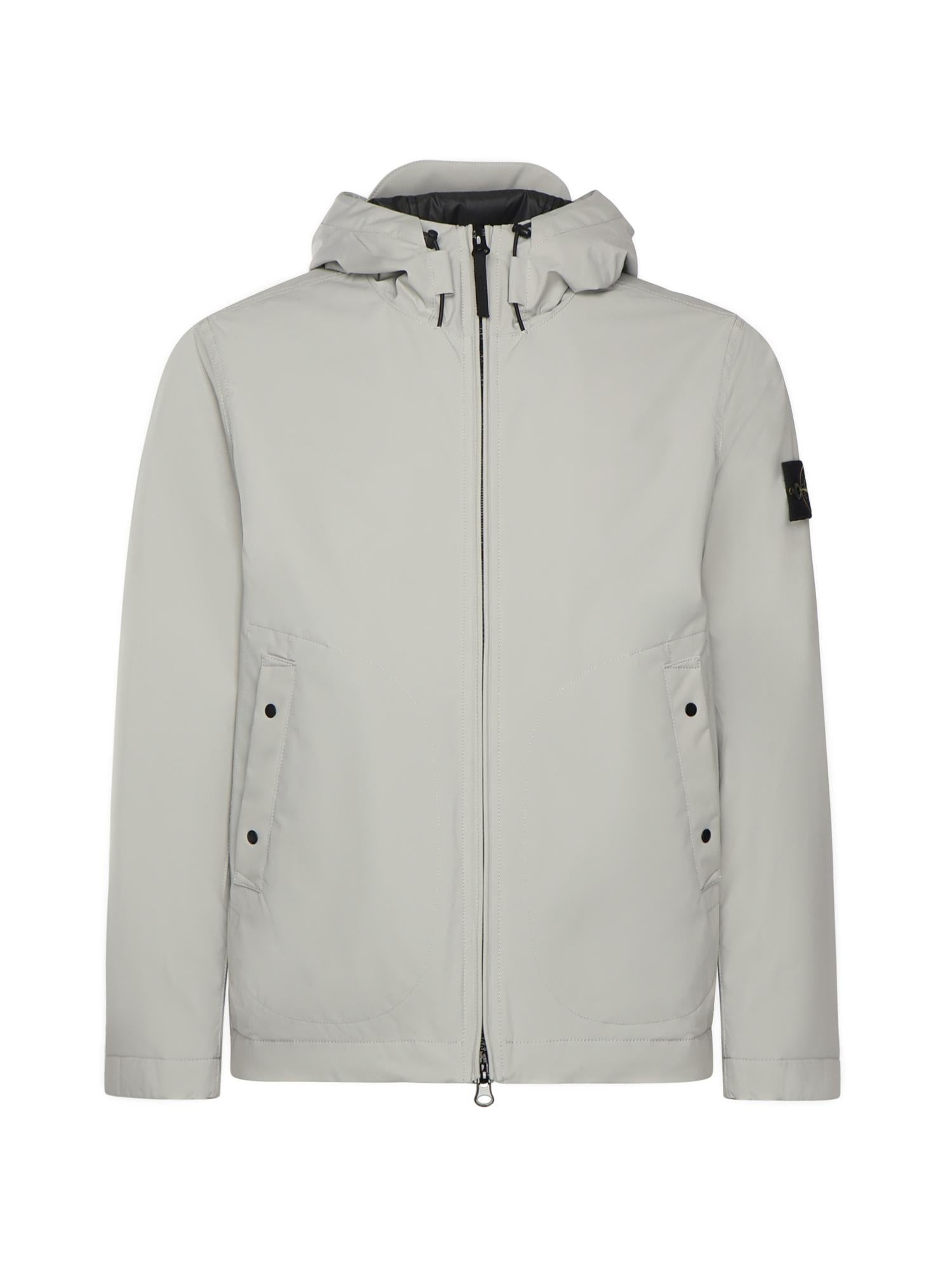 Giacca Imbottita Con Logo Stone island оригінал – Купити в Україні – боковий вид