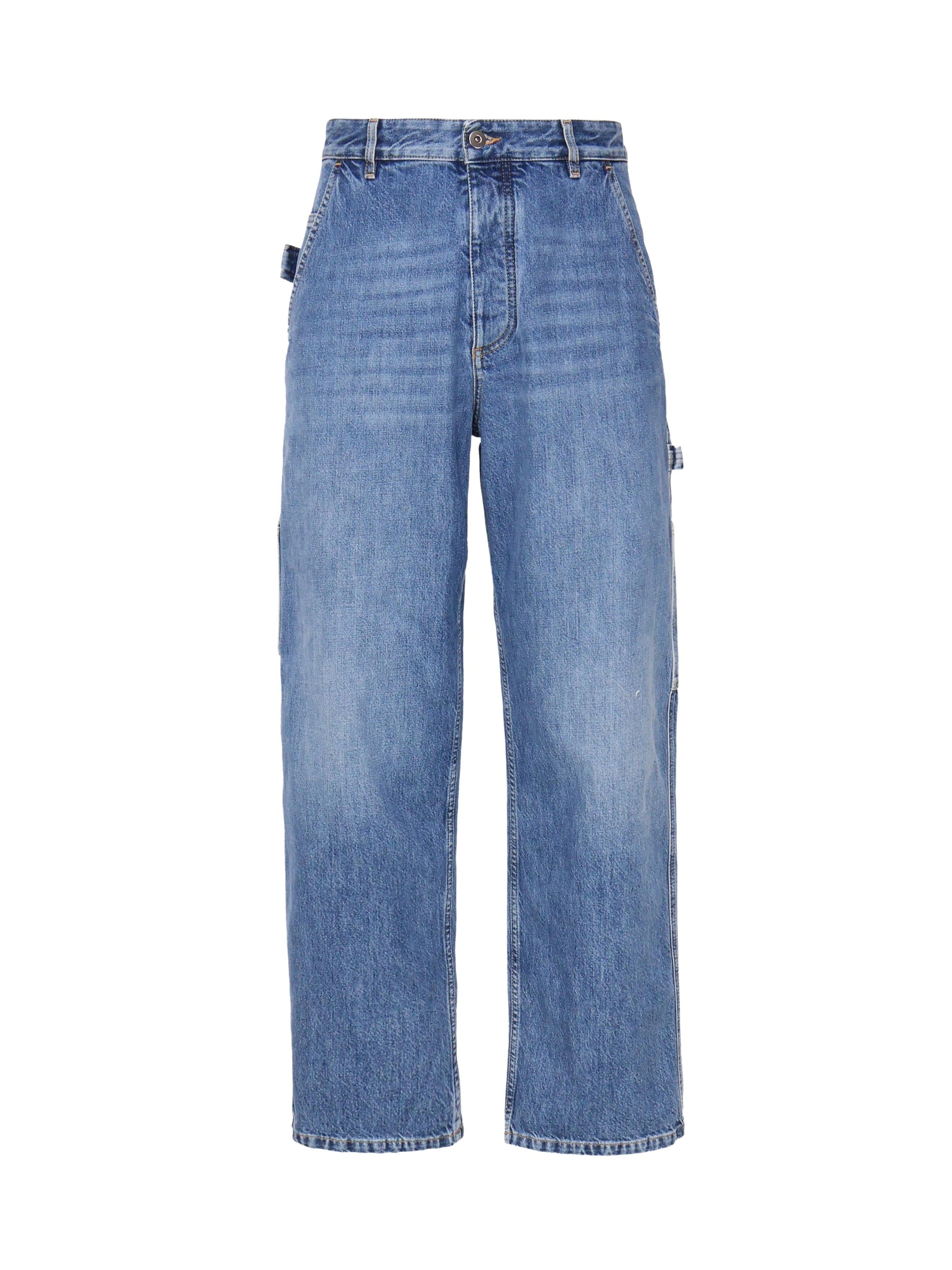 Jeans Cargo In Denim Bottega veneta оригінал – Купити в Україні – боковий вид