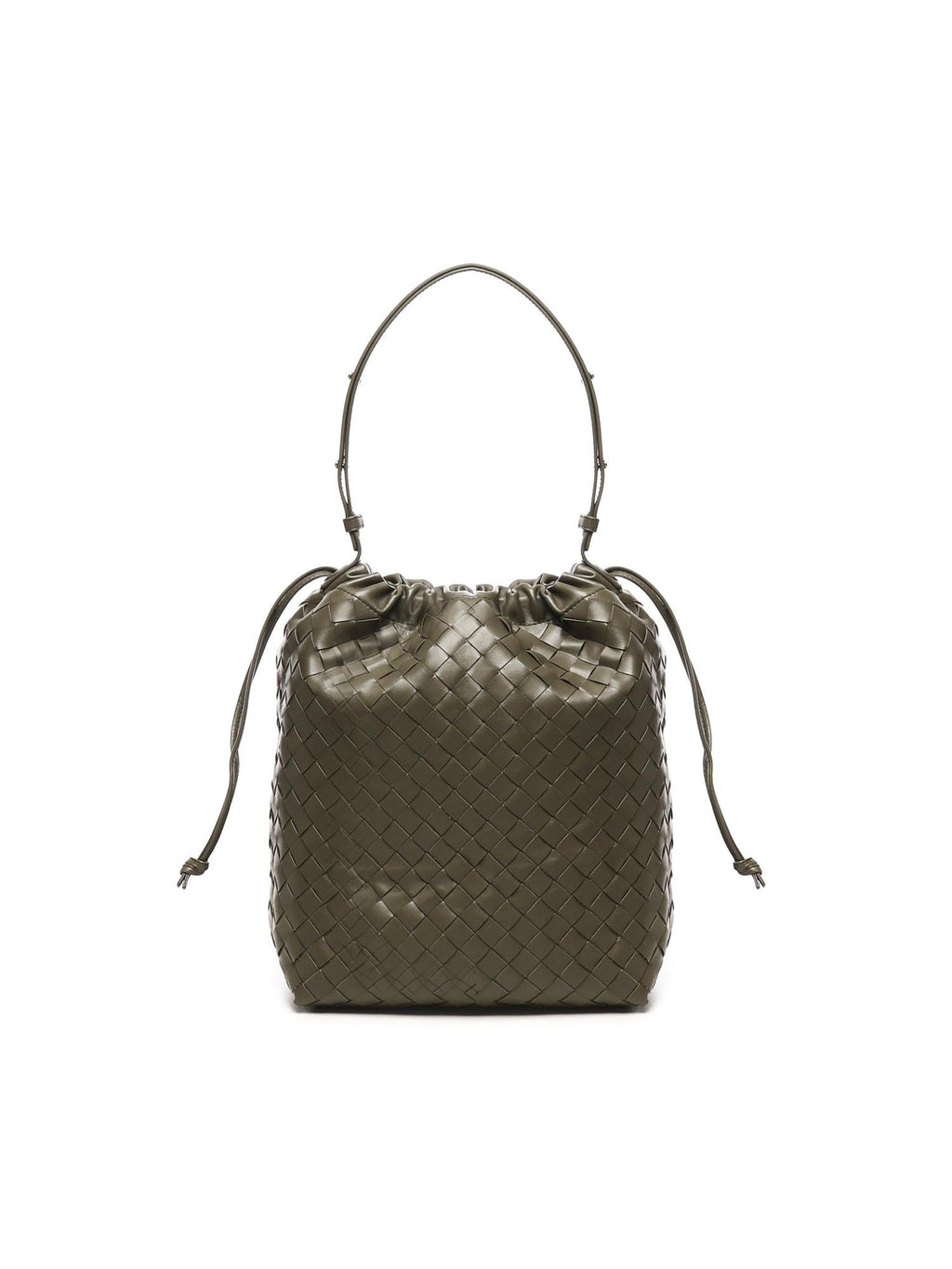 Bucket Intrecciato Biblioteca Bottega veneta оригінал – Купити в Україні – боковий вид