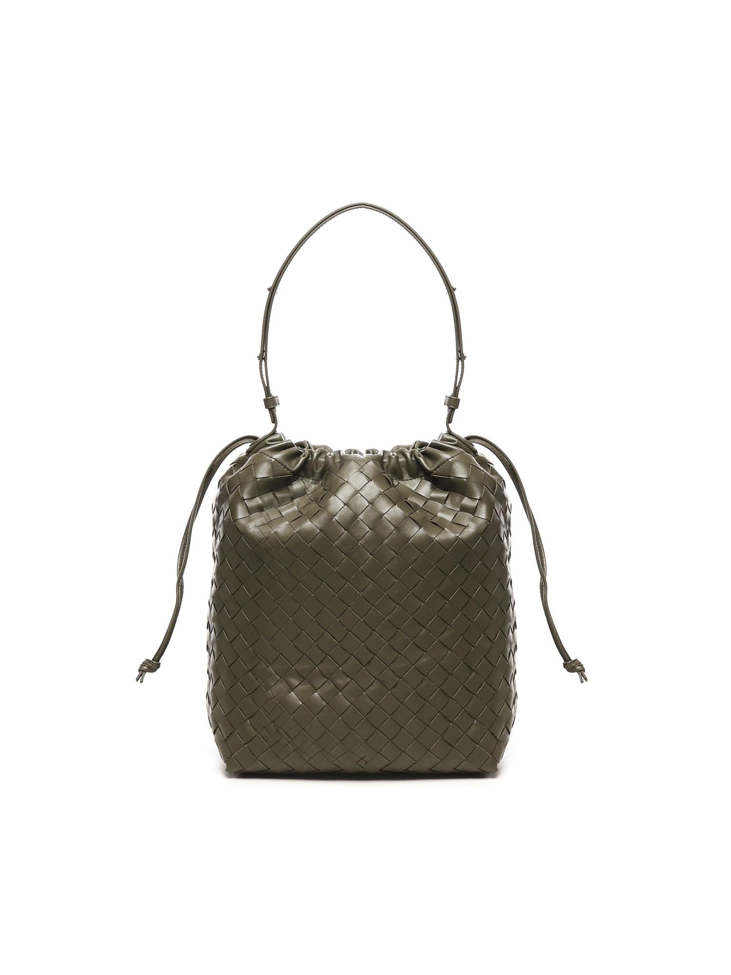 Bucket Intrecciato Biblioteca Bottega veneta оригінал – Купити в Україні – боковий вид