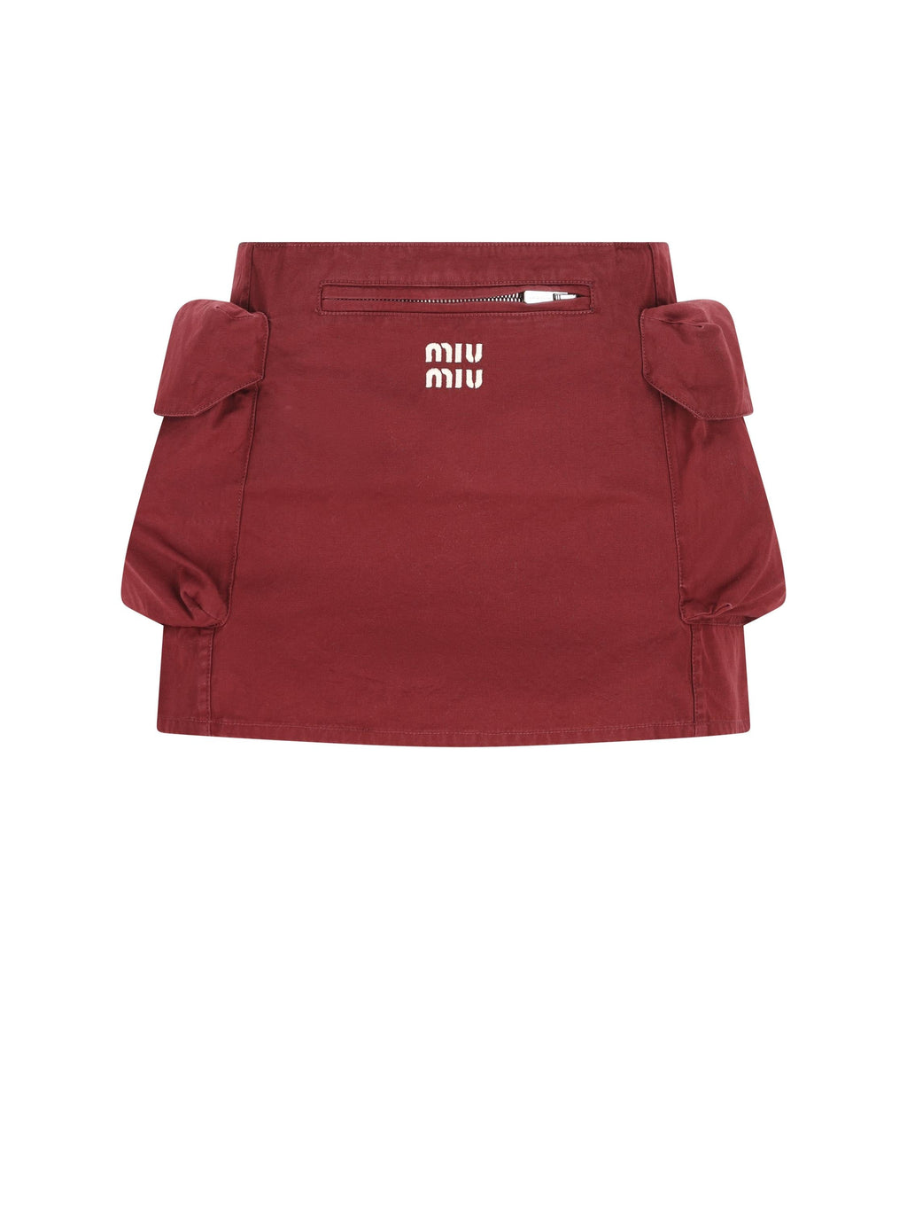 Cotton Skirt Miu miu оригінал – Купити в Україні – боковий вид