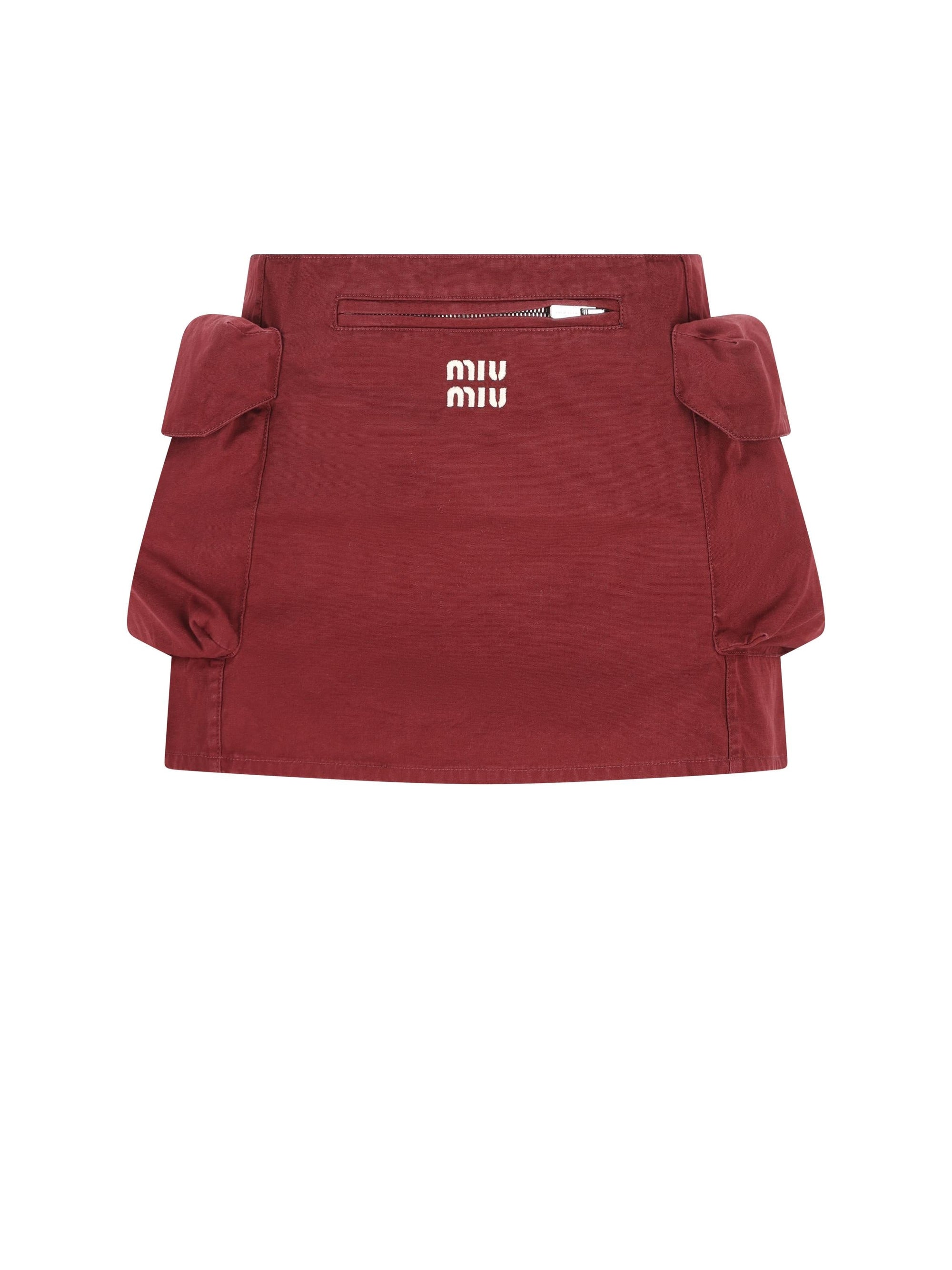 Cotton Skirt Miu miu оригінал – Купити в Україні – боковий вид