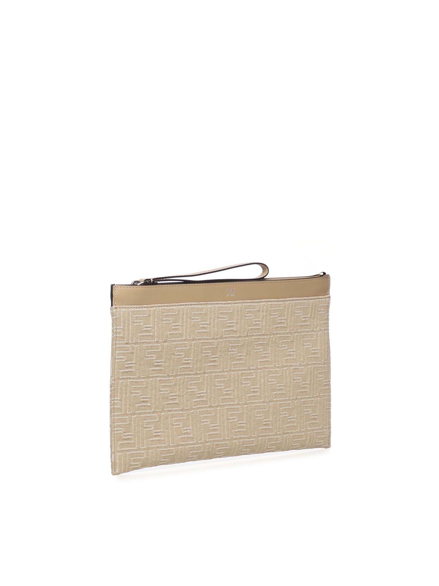Pouch Piatta Medium Ff Fendi – Гарантія оригінальності – вид ззаду