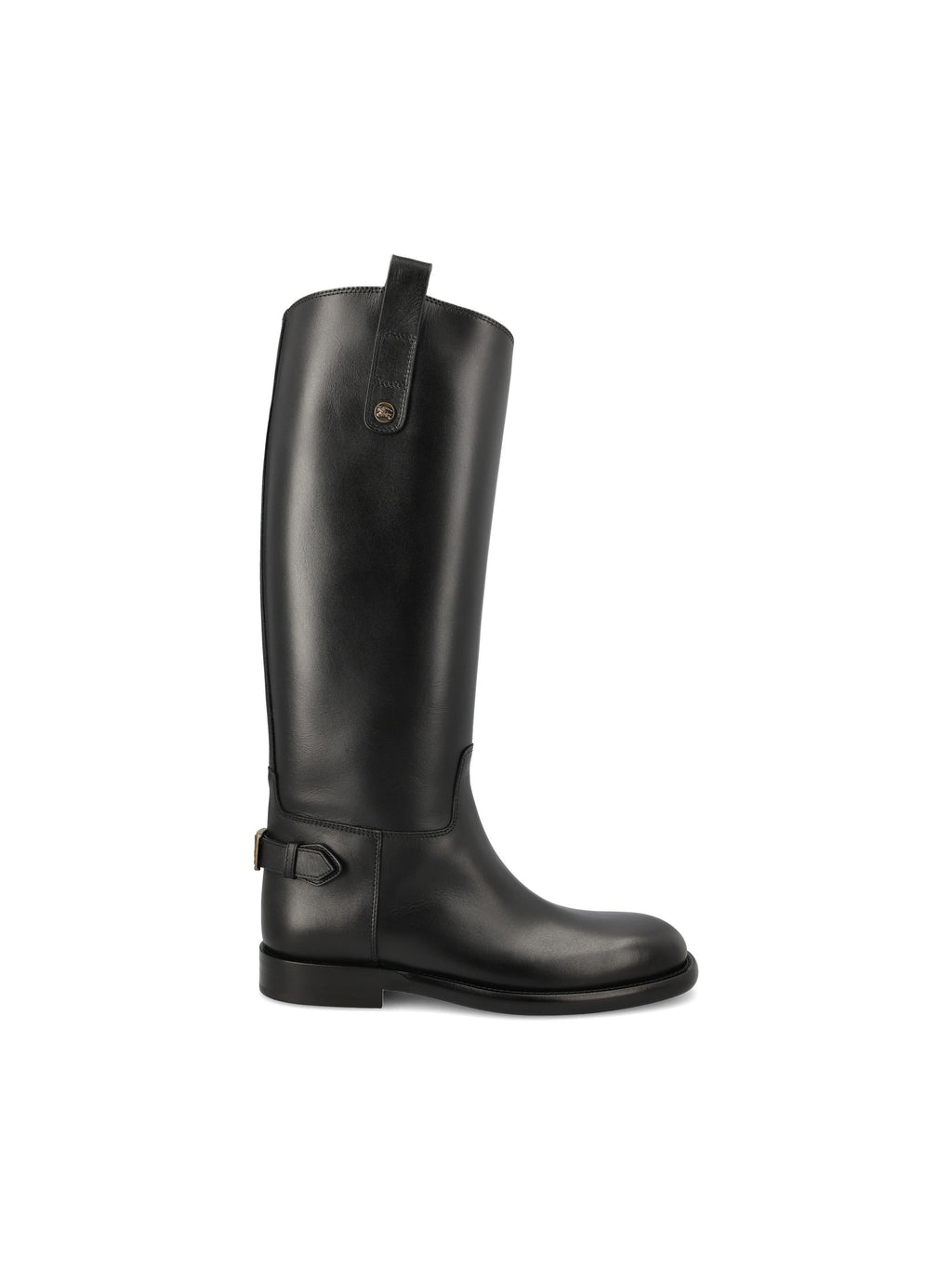 Оригінальна Cavalier Leather Boots Burberry – боковий вид