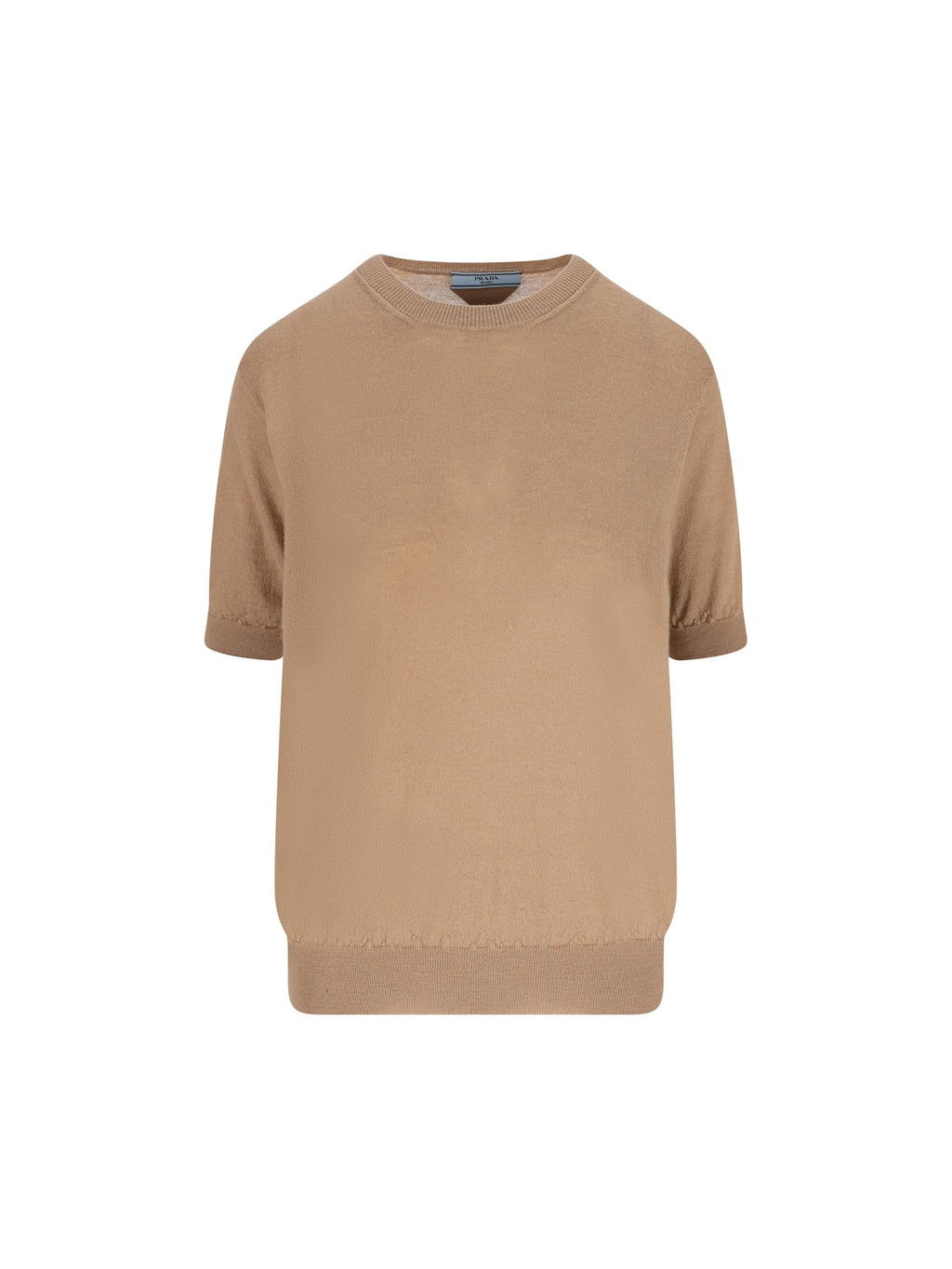 Short Sleeve Cashmere Sweater Prada – Гарантія оригінальності – боковий вид