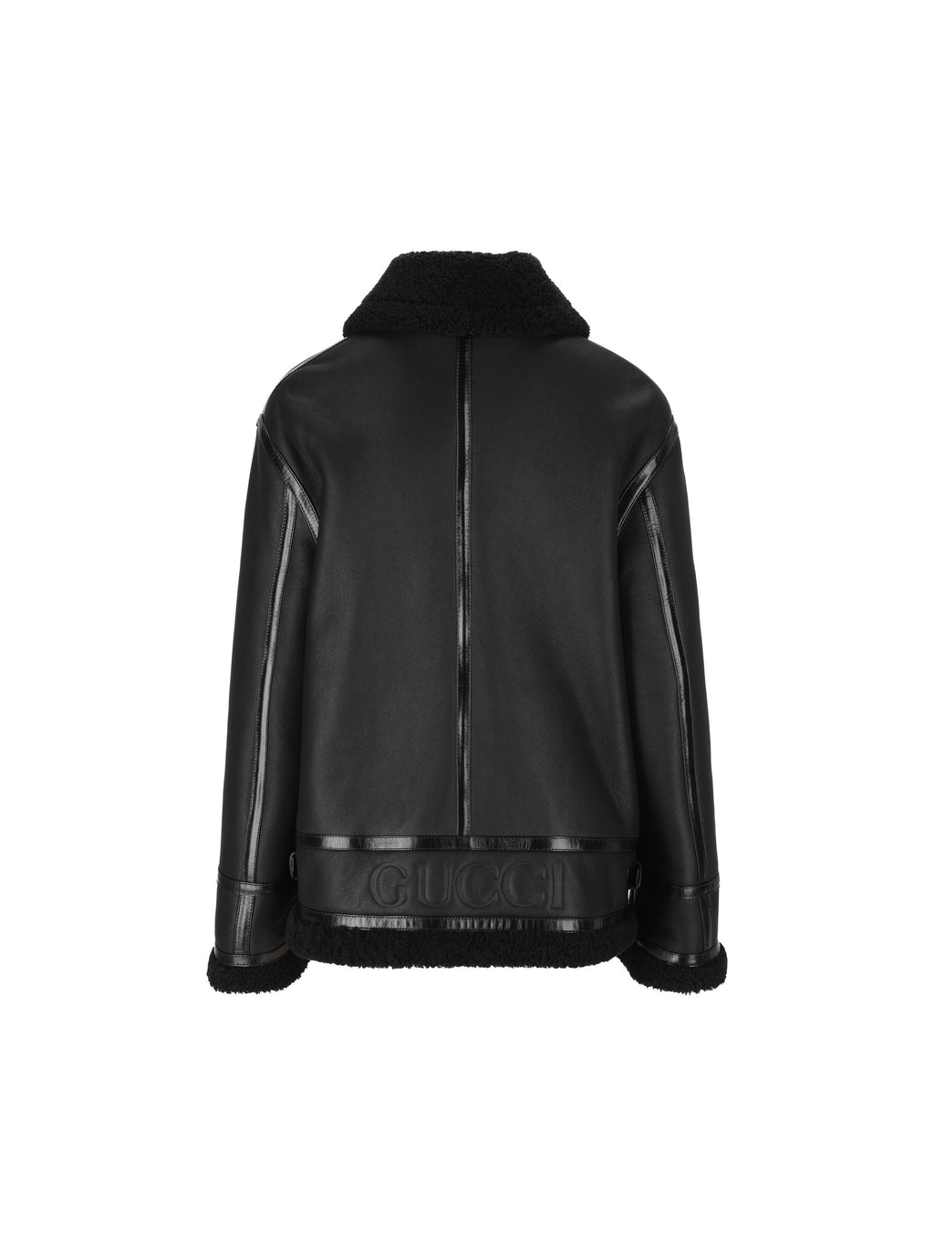 Оригінальна Leather Jacket Gucci – вид ззаду