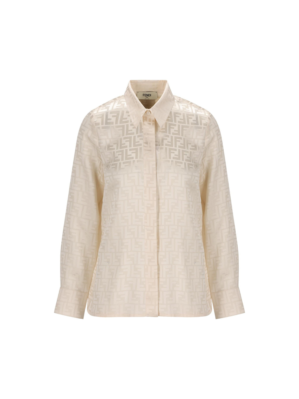 Silk Shirt Ff Fendi – Гарантія оригінальності – боковий вид