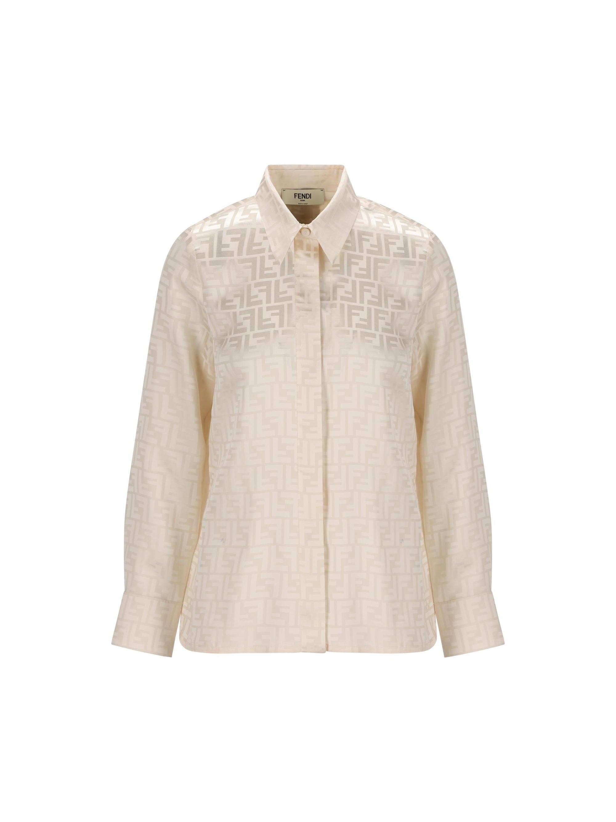 Silk Shirt Ff Fendi – Гарантія оригінальності – боковий вид