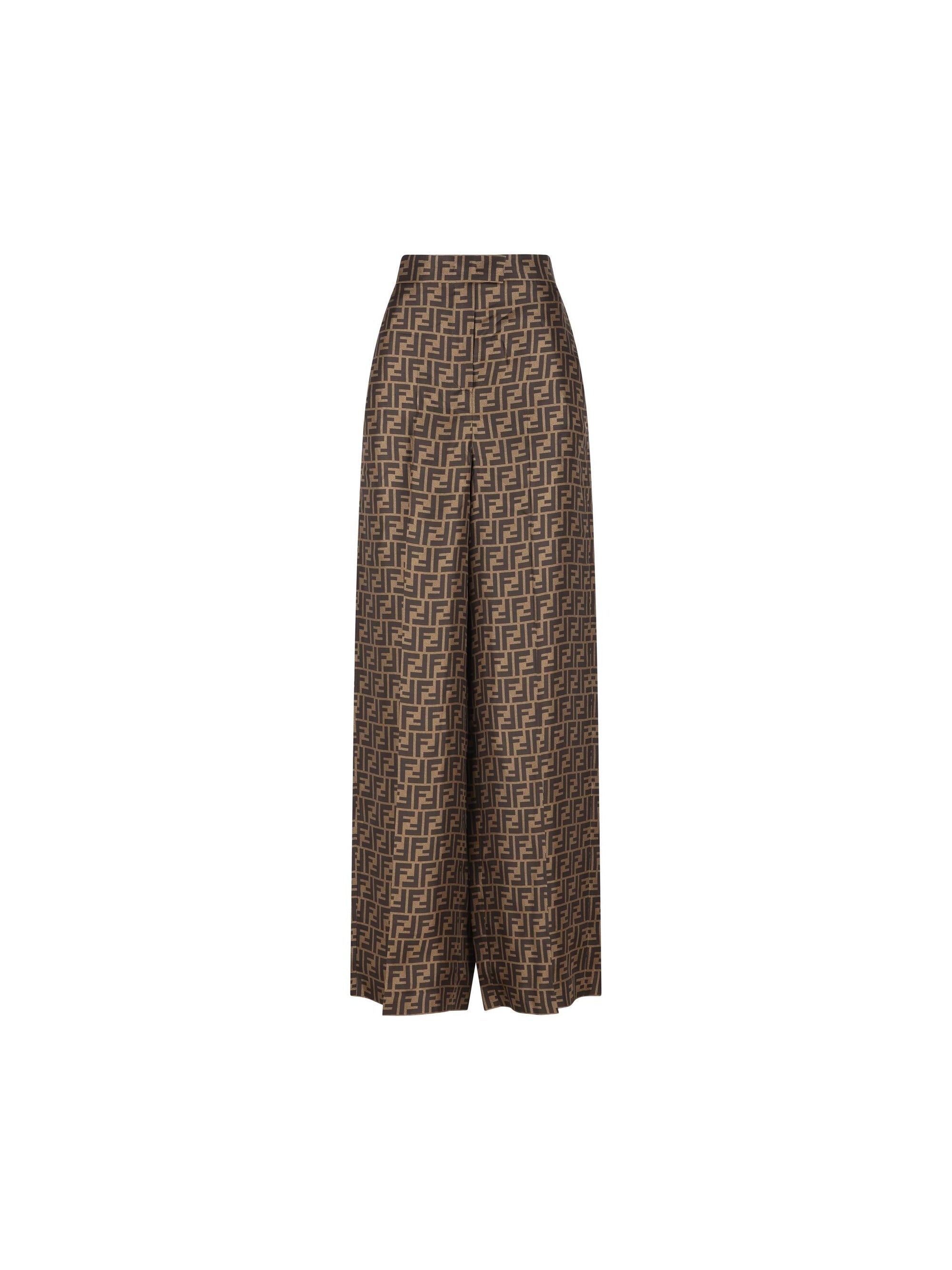 Silk Trousers Fendi – Гарантія оригінальності – боковий вид