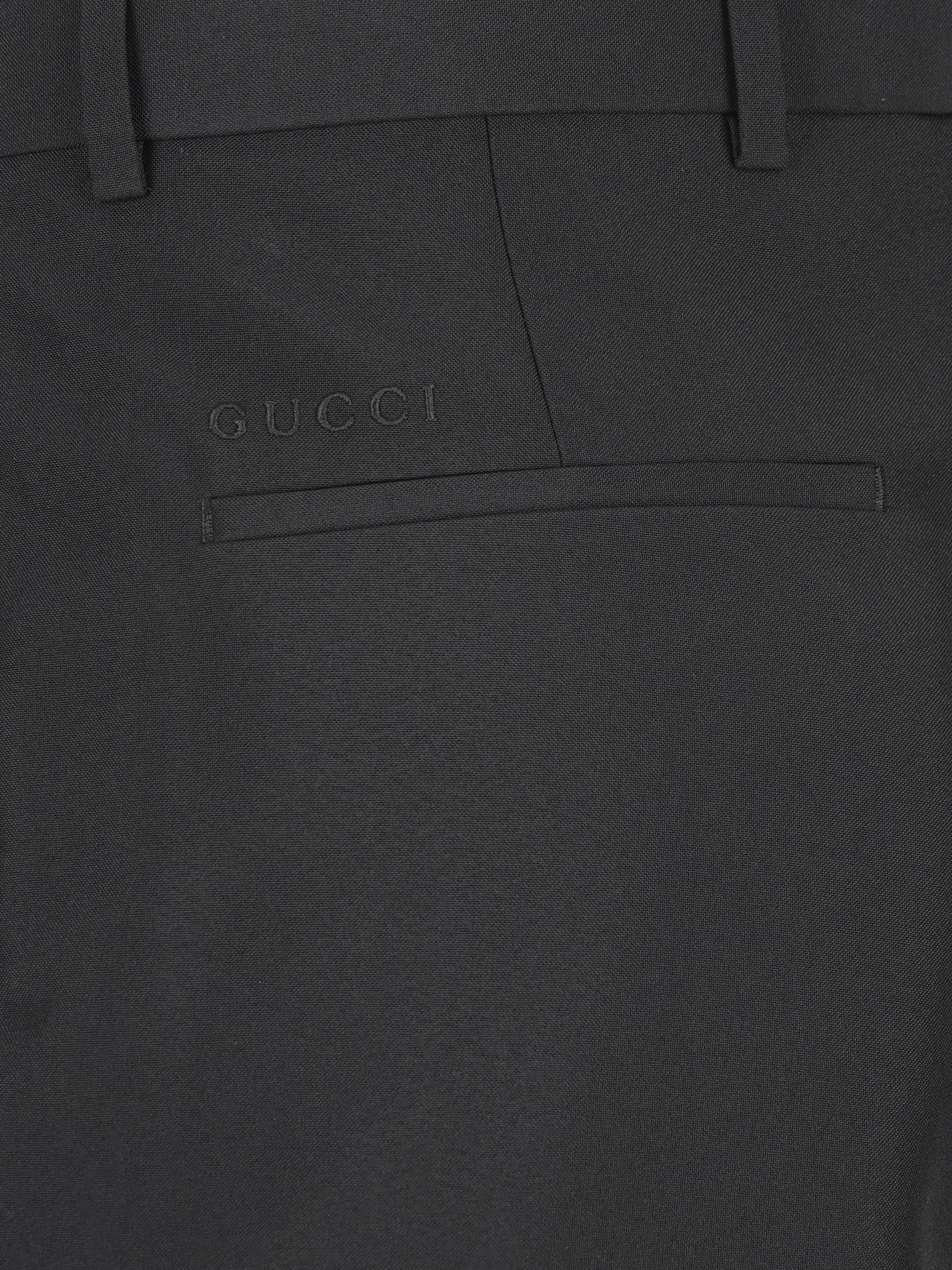 Оригінальна Silk Twill Trousers Gucci – детальний вид