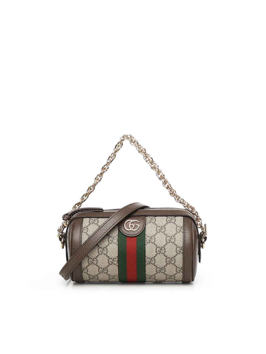 Borsa A Cilindro Ophidia Mini In Tessuto Gg Gucci – Гарантія оригінальності – боковий вид