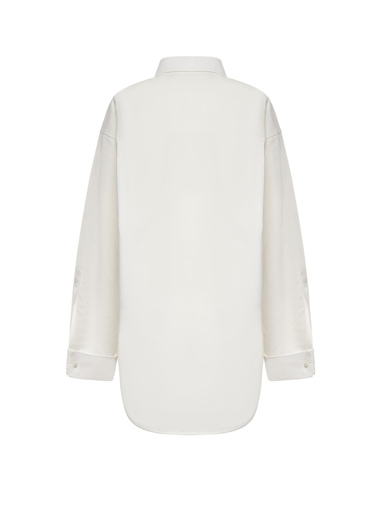 Оригінальна Camicia Classica In Popeline DI Seta E Organza DI Cotone Balenciaga – детальний вид