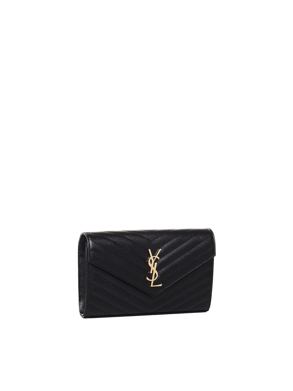 Оригінальна Pochette Con Catena Cassandre In Pelle Grain De Poudre Saint laurent – вид ззаду