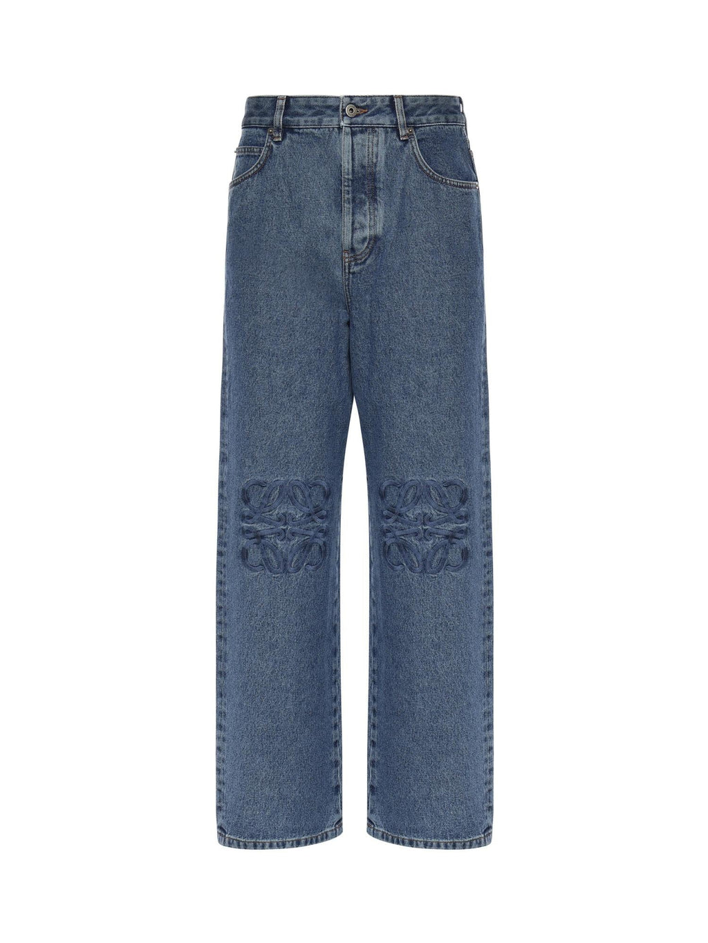 Jeans Anagram In Denim Loewe – Гарантія оригінальності – боковий вид