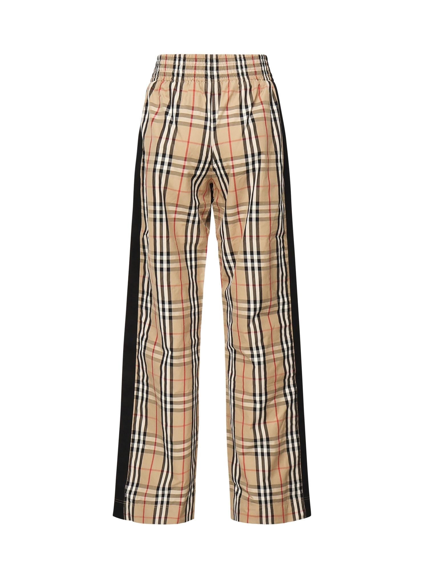 Pantaloni In Cotone Check Burberry оригінал – Купити в Україні – детальний вид