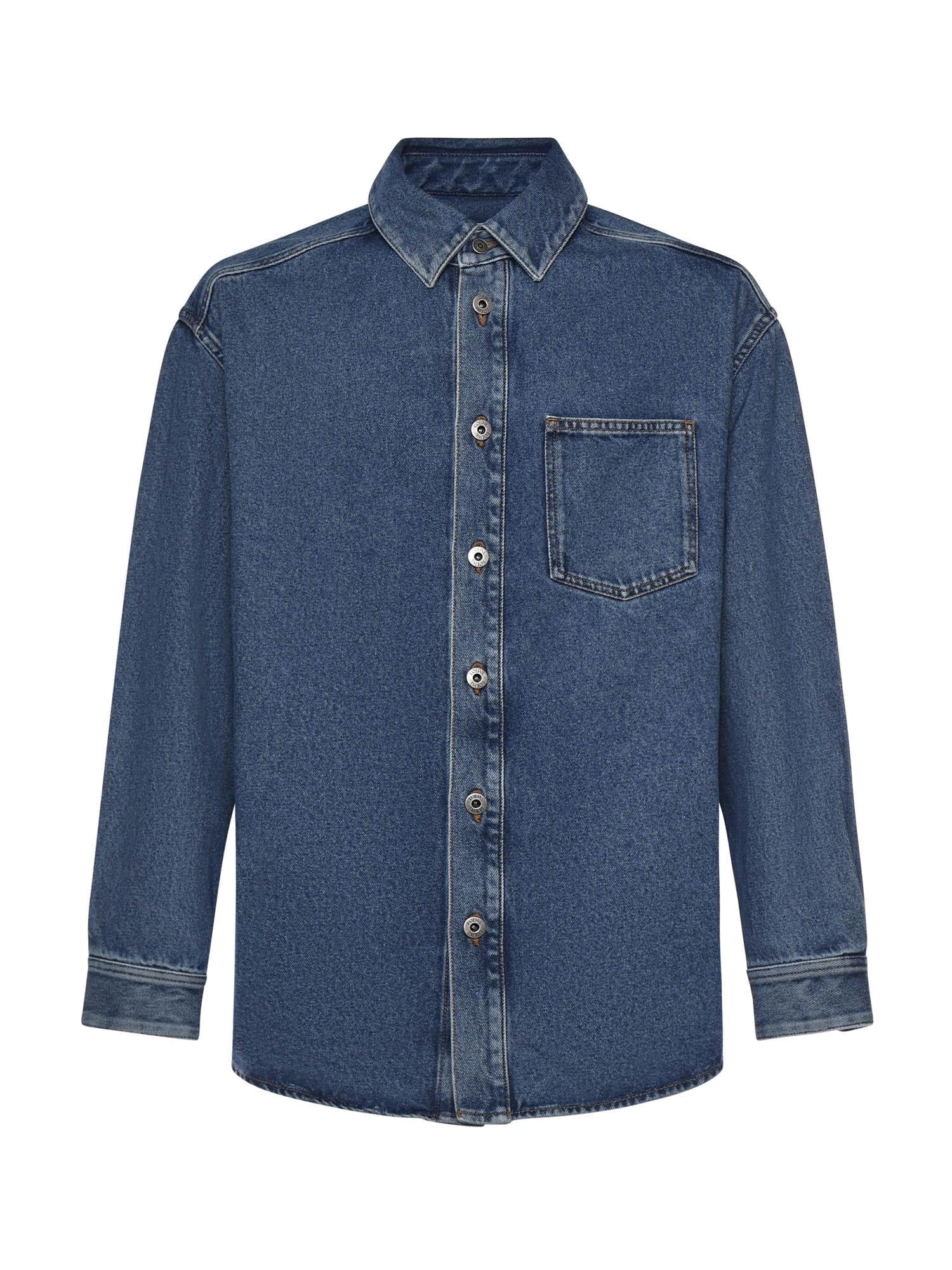 Giacca-Camicia Anagram In Denim Loewe оригінал – Купити в Україні – боковий вид