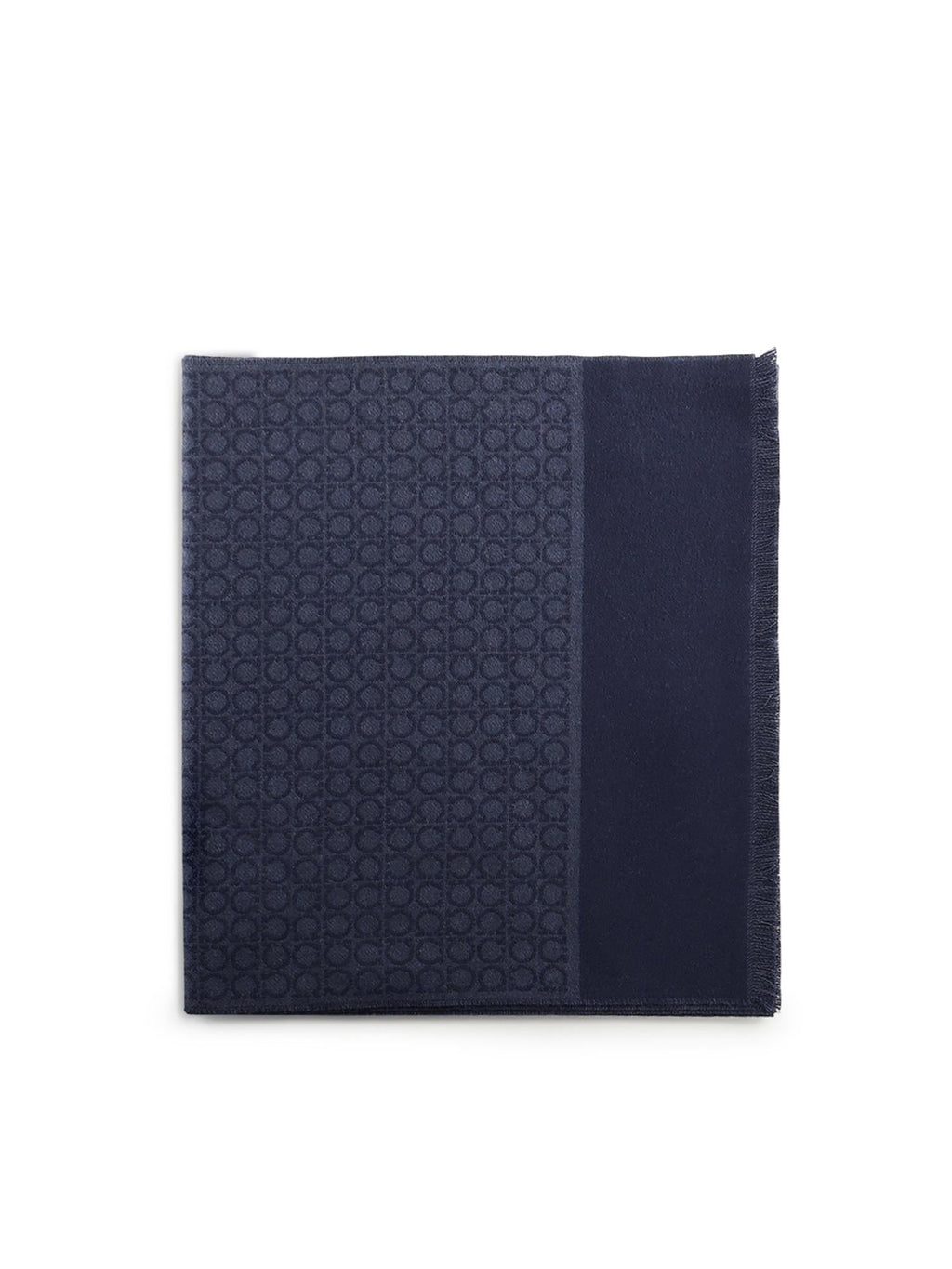 Оригінальна Sciarpa Gancini In Cashmere Salvatore ferragamo – боковий вид