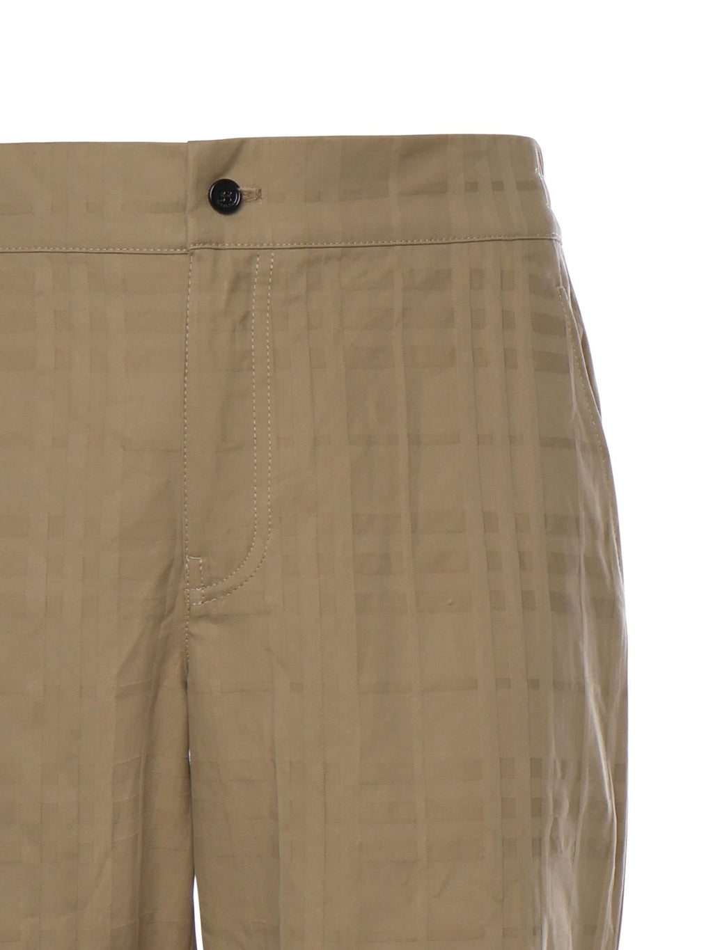 Pantaloni In Cotone Check Burberry оригінал – Купити в Україні – вид ззаду