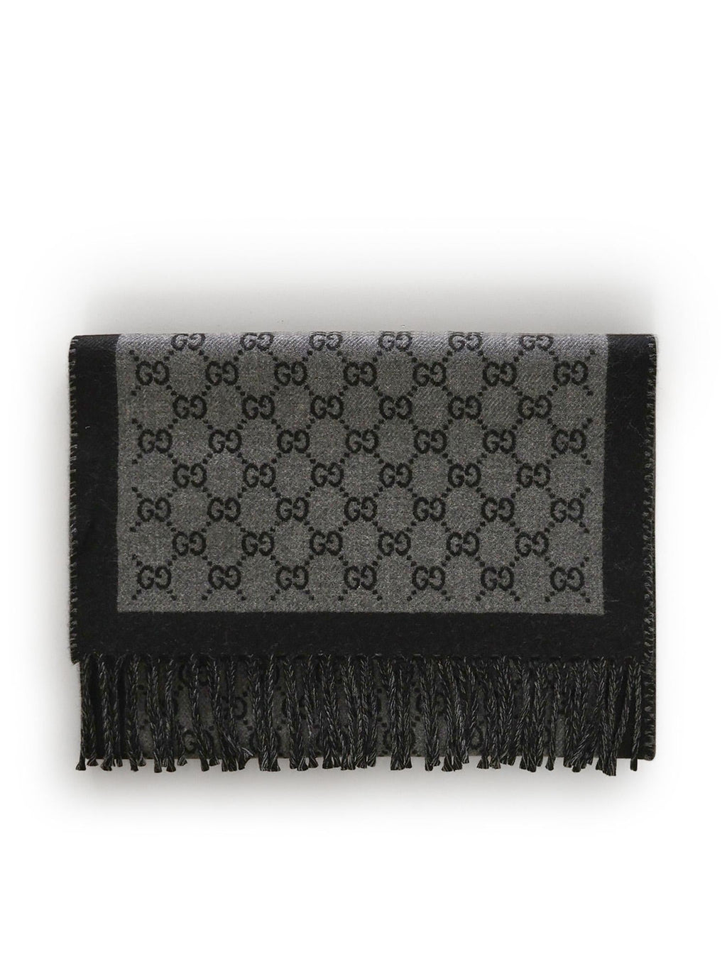 Оригінальна Sciarpa In Lana Gg Jacquard Gucci – боковий вид