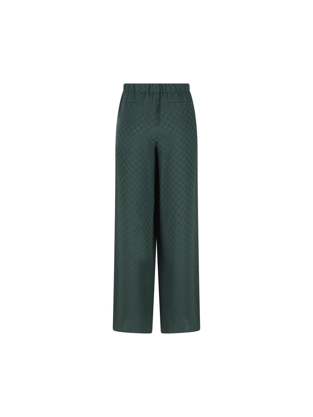 Silk Jogging Pants Gucci – Гарантія оригінальності – вид ззаду