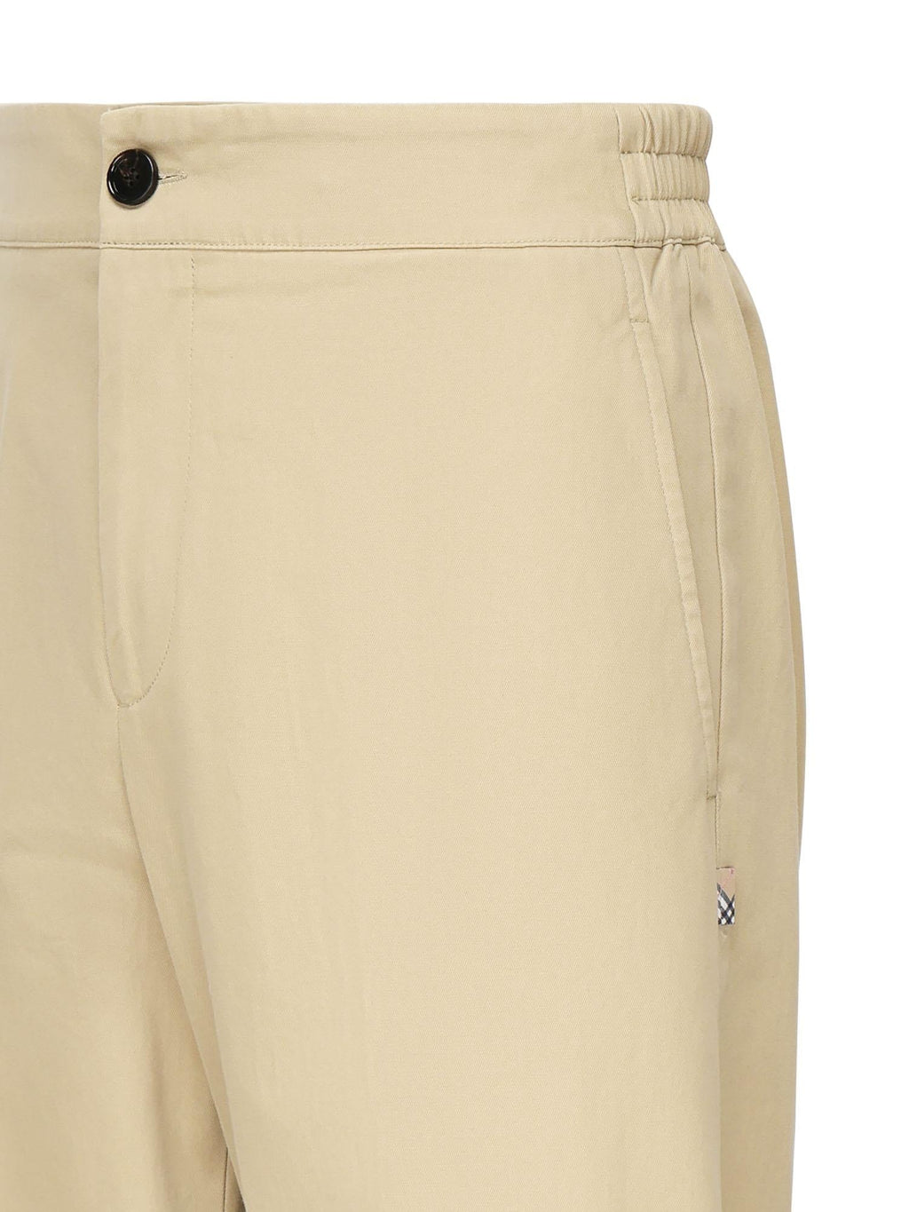 Оригінальна Pantaloni In Gabardine Burberry – вид ззаду
