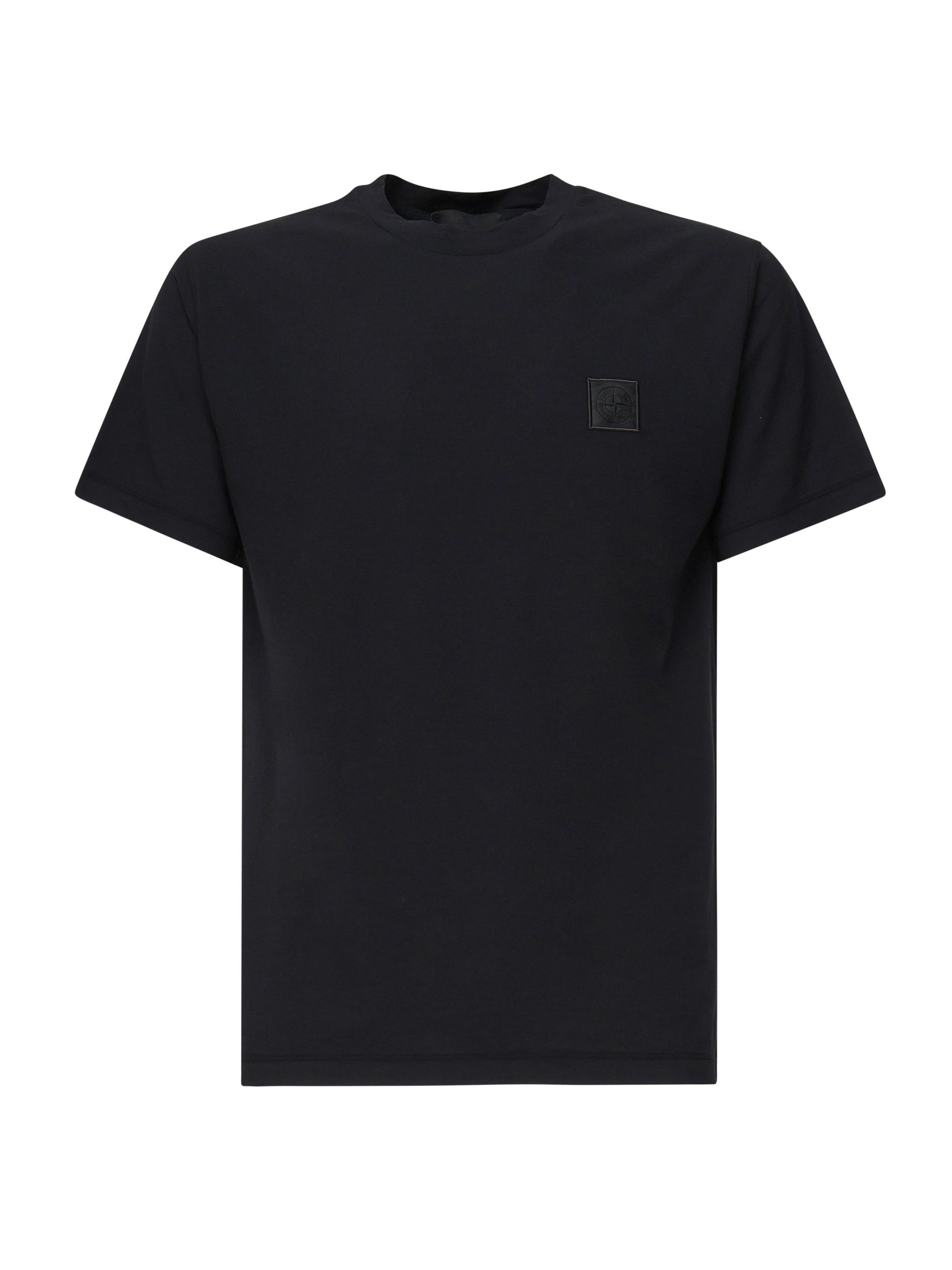 T-Shirt Ghost In Cotone Stone island – Гарантія оригінальності – боковий вид