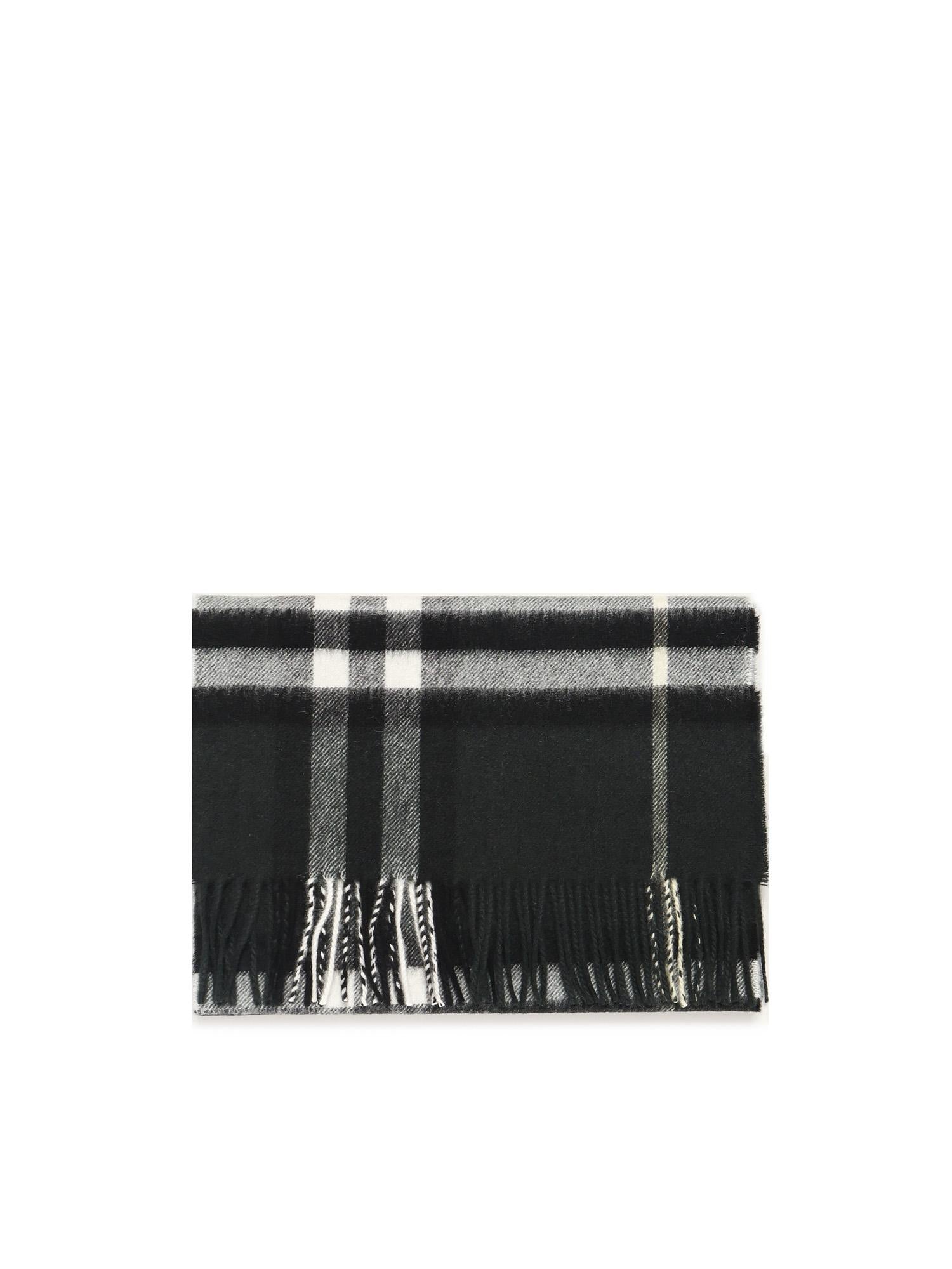 Sciarpa Ampia In Cashmere Check Burberry – Гарантія оригінальності – боковий вид