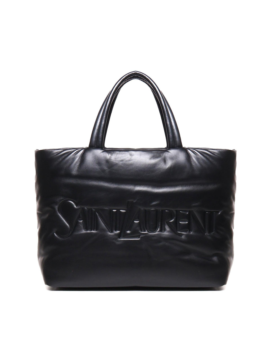 Borsa Tote Imbottita In Pelle Saint laurent – Гарантія оригінальності – боковий вид