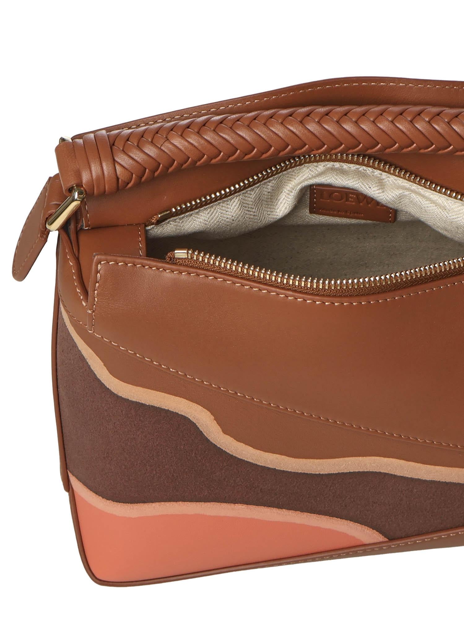 Borsa Puzzle Edge Landscape Piccola Loewe – Гарантія оригінальності – збільшений вид