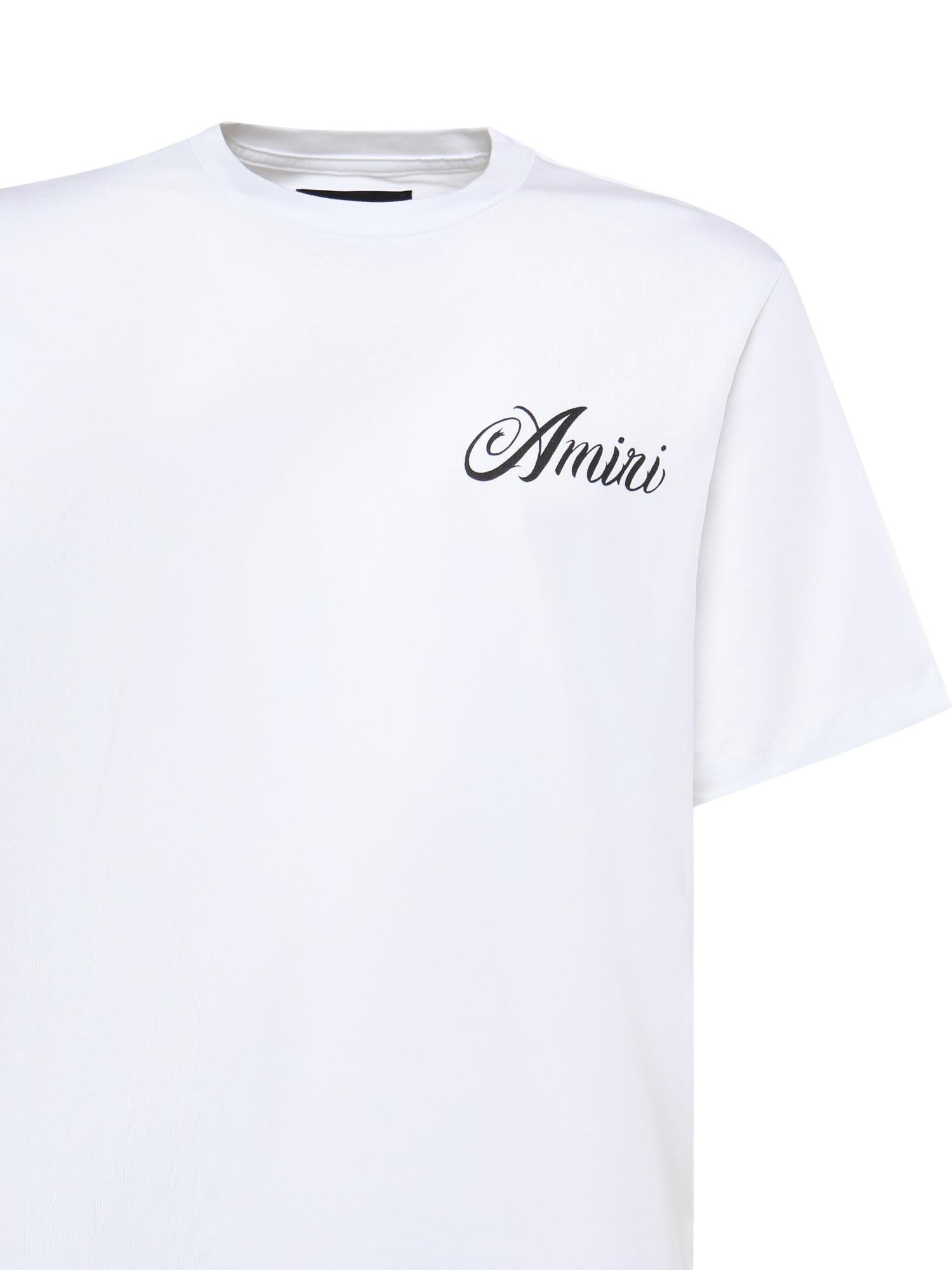 T-Shirt Con Logo Amiri оригінал – Купити в Україні – вид ззаду