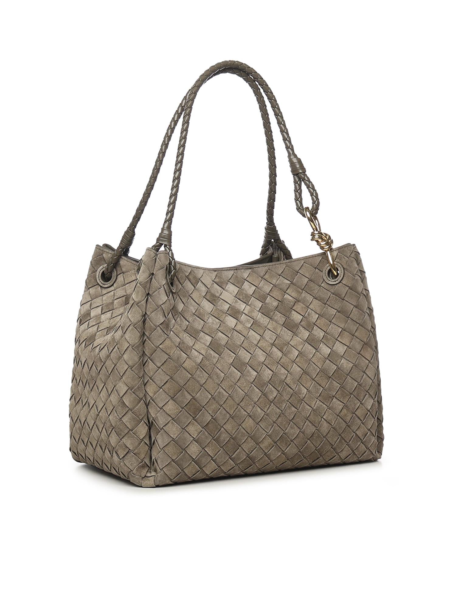 Borsa A Spalla Parachute Grande Bottega veneta – Гарантія оригінальності – вид ззаду