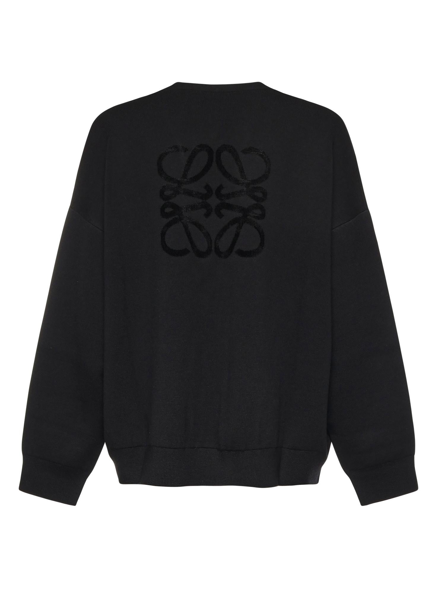 Cardigan In Misto Lana Loewe оригінал – Купити в Україні – вид ззаду