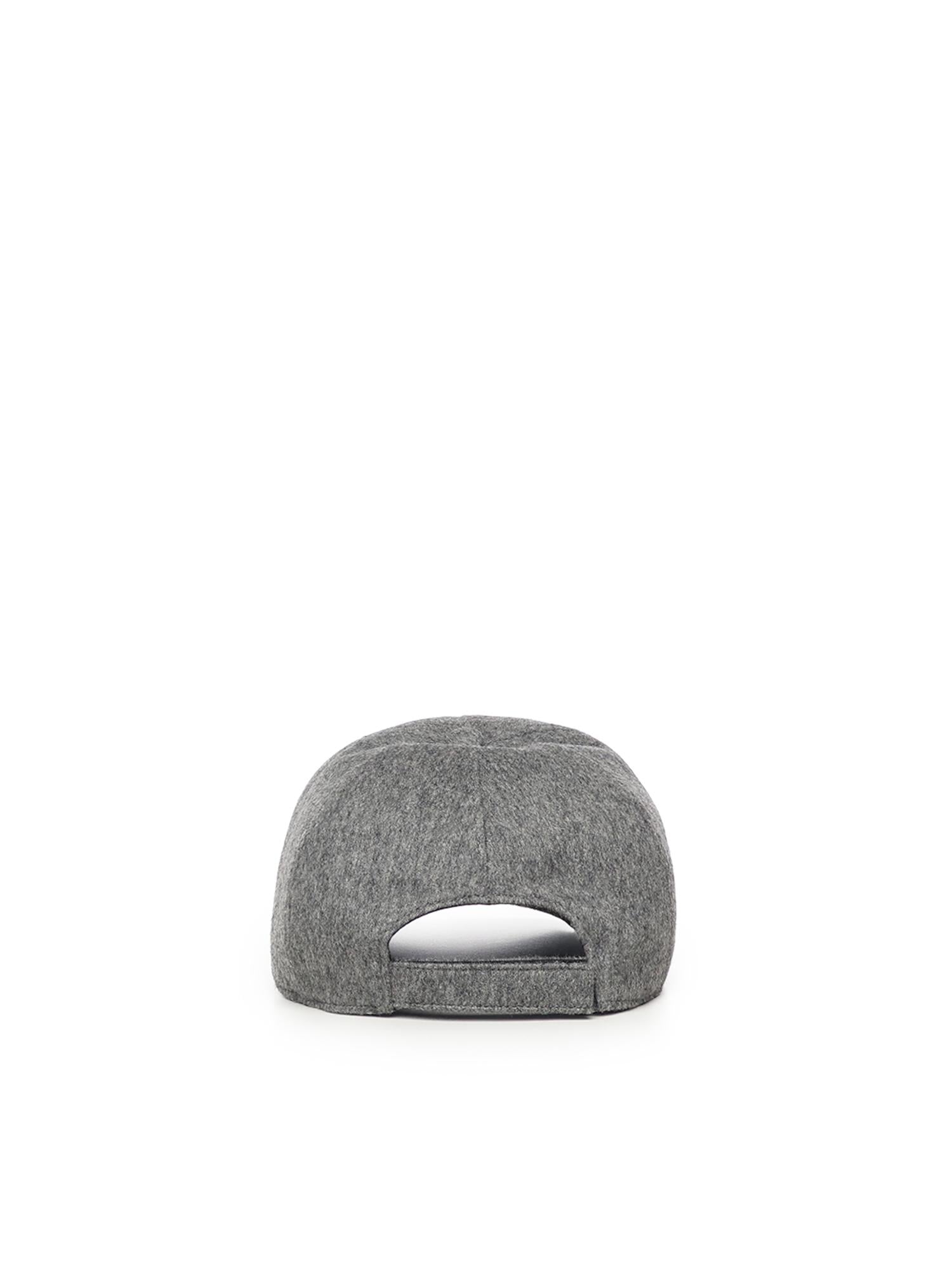 Baseball Cap In Lana E Cashmere Fendi – Гарантія оригінальності – детальний вид