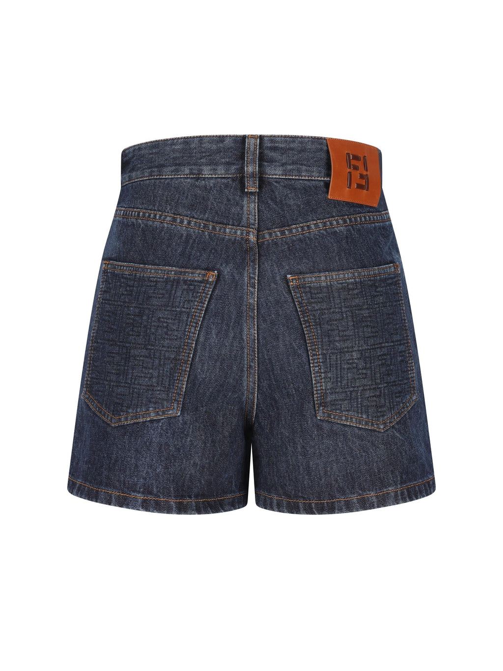 Short In Denim Fendi – Гарантія оригінальності – вид ззаду