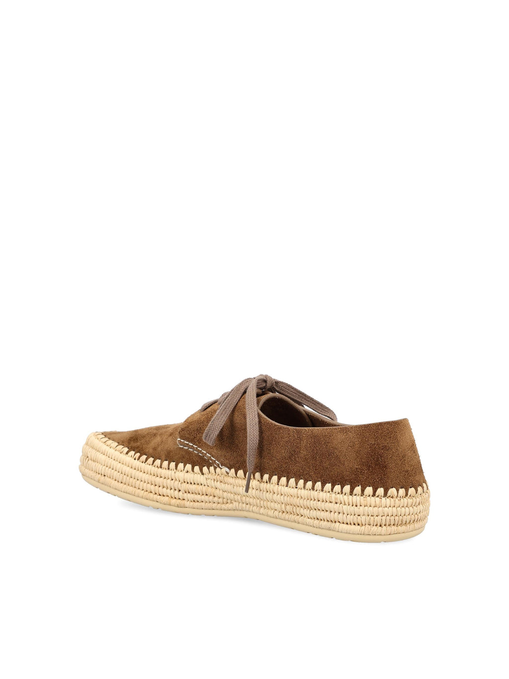 Оригінальна Rio Lace Up Shoes In Suede And Raffia Loewe – детальний вид