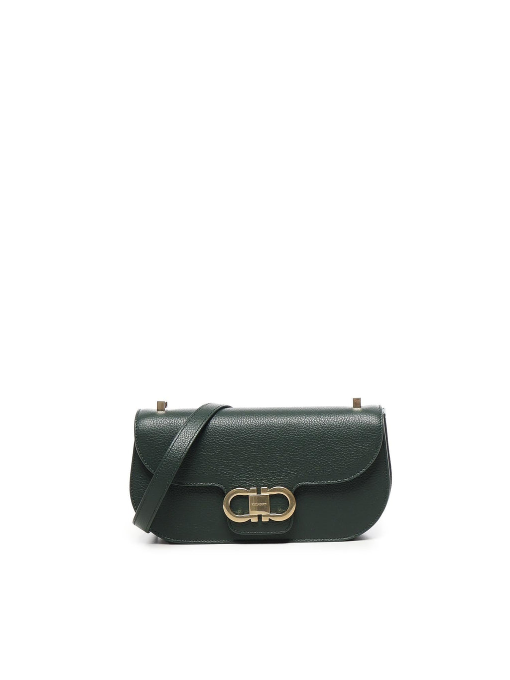 Mini Bag A Tracolla Double Gancini Salvatore ferragamo оригінал – Купити в Україні – боковий вид
