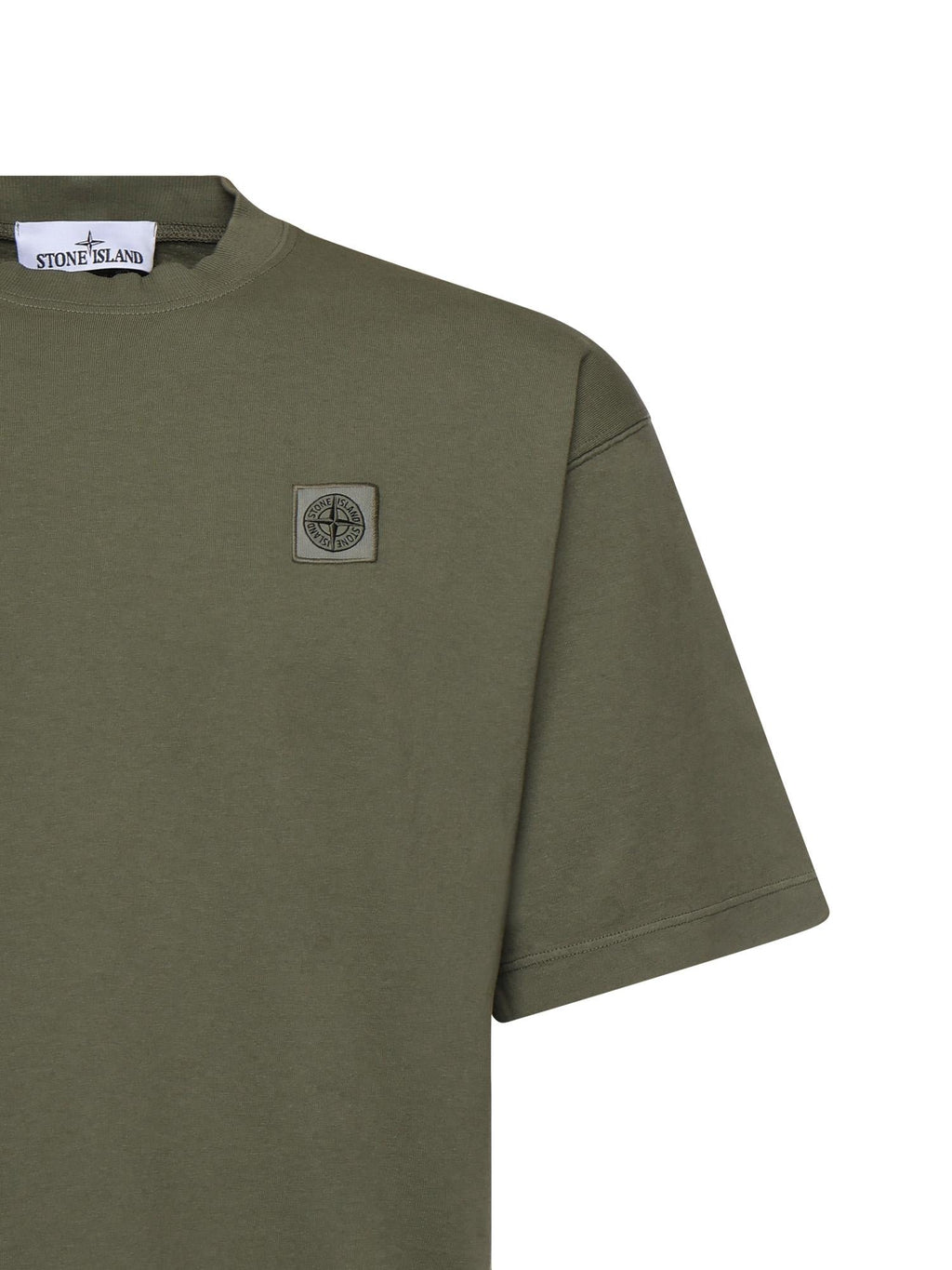 Оригінальна T-Shirt Con Patch Compass In Jersey DI Cotone Stone island – вид ззаду