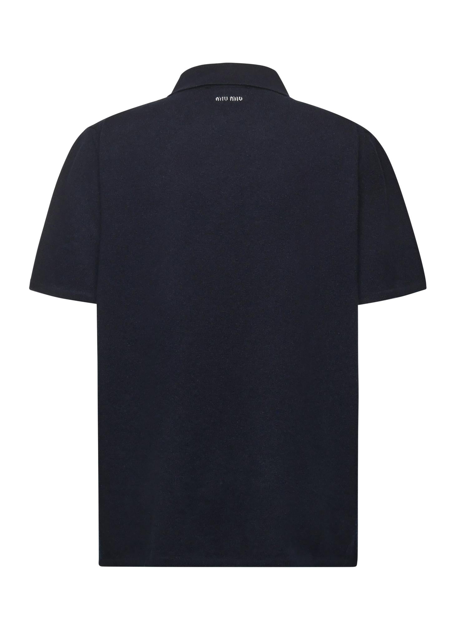 Polo In Cashmere Miu miu – Гарантія оригінальності – детальний вид